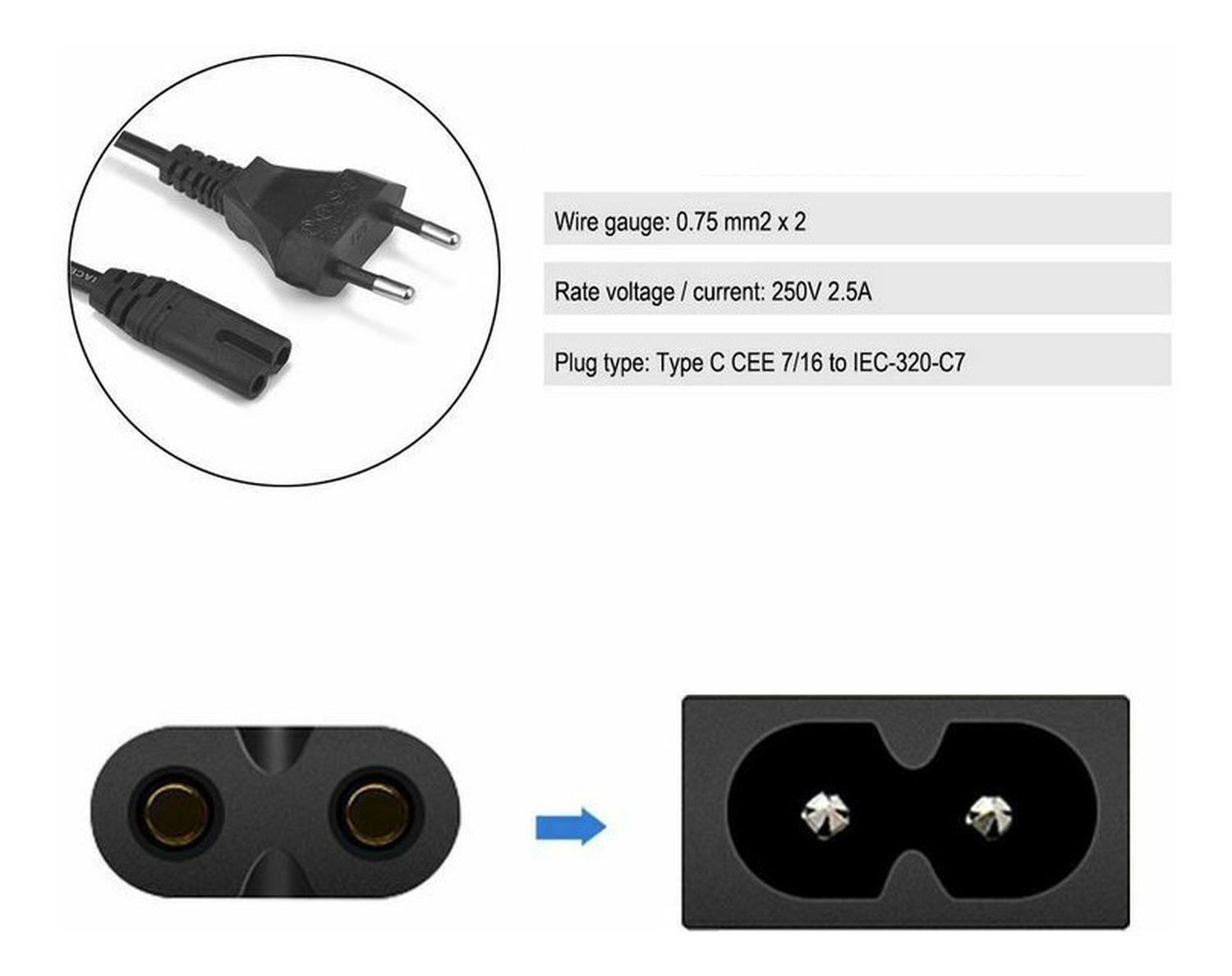 Cable Poder Corriente Parlante Master G Mg Ultra Neo Tipo 8-5