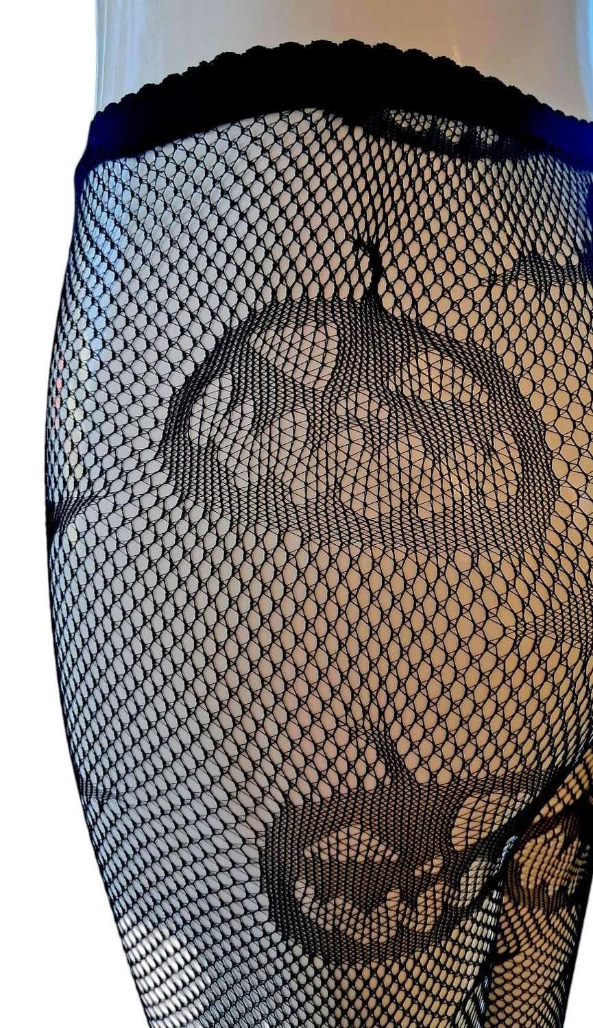 Pantys Media Malla Mujer Gotica Halloween Panties Estandar Diseño 2-2