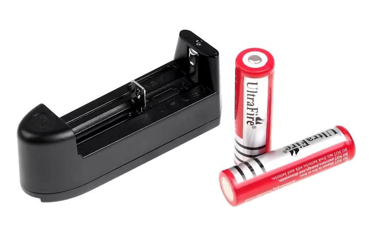 Cargador Para Pila Bateria Recargable 18650 Laser Linterna-2