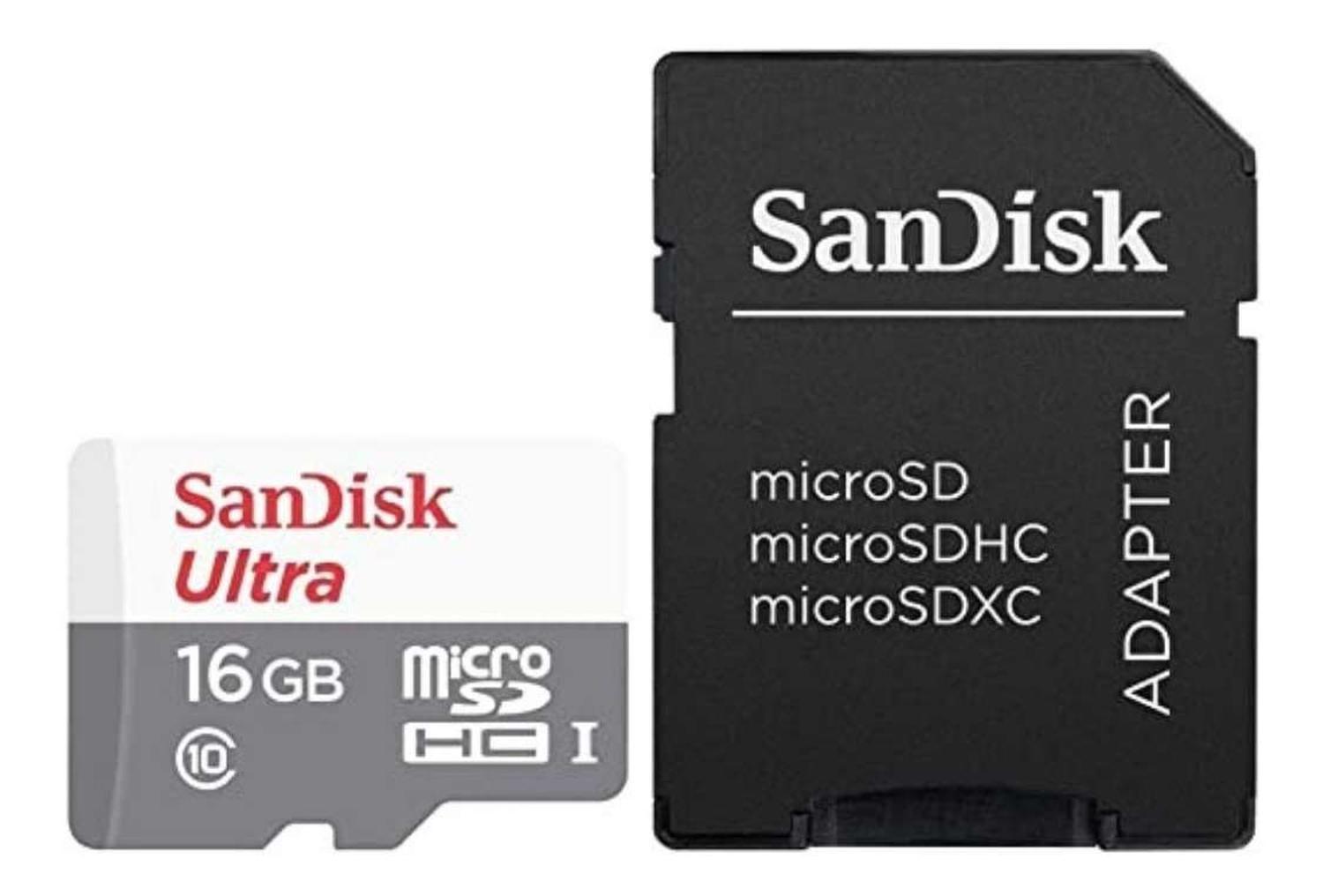 Tarjeta De Memoria Micro Sd 16GB Adaptador Celular Tablet-0