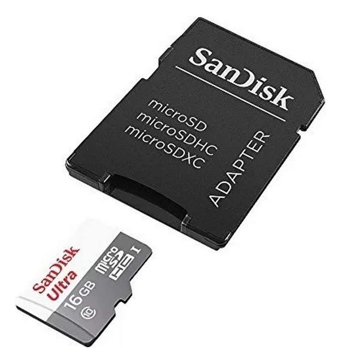 Tarjeta De Memoria Micro Sd 16GB Adaptador Celular Tablet-3