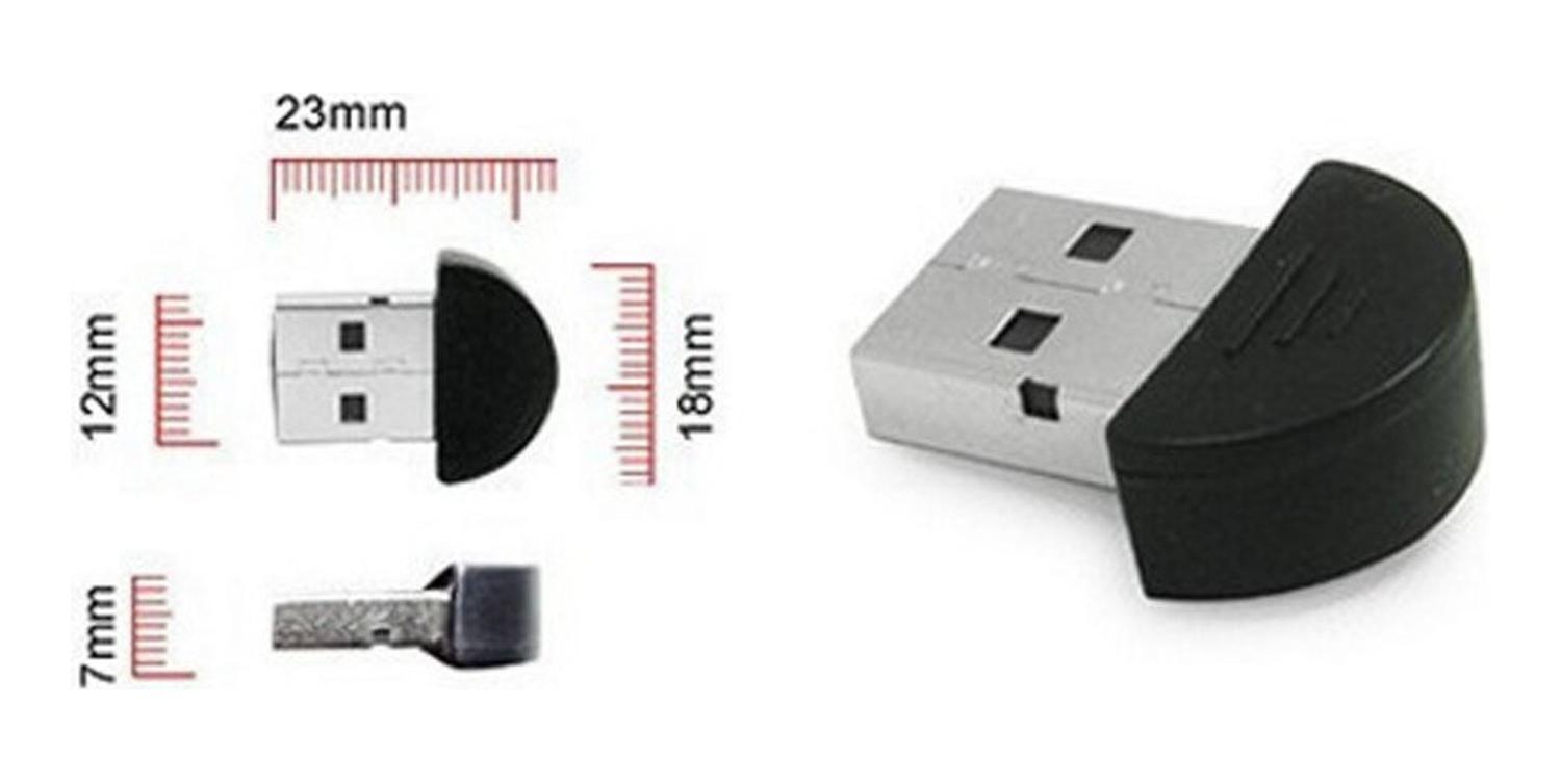 Adaptador Usb Bluetooth Transmisor Dongle BT Mini Nano Teclado Mouse Celular-5