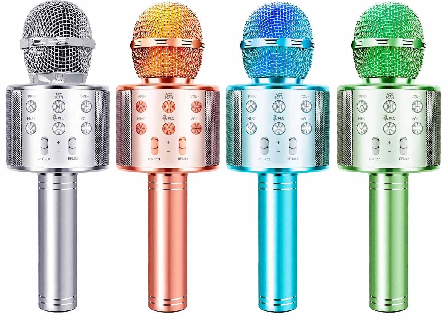 Microfono Parlante Bluetooth Recargable Inalambrico Karaoke-0