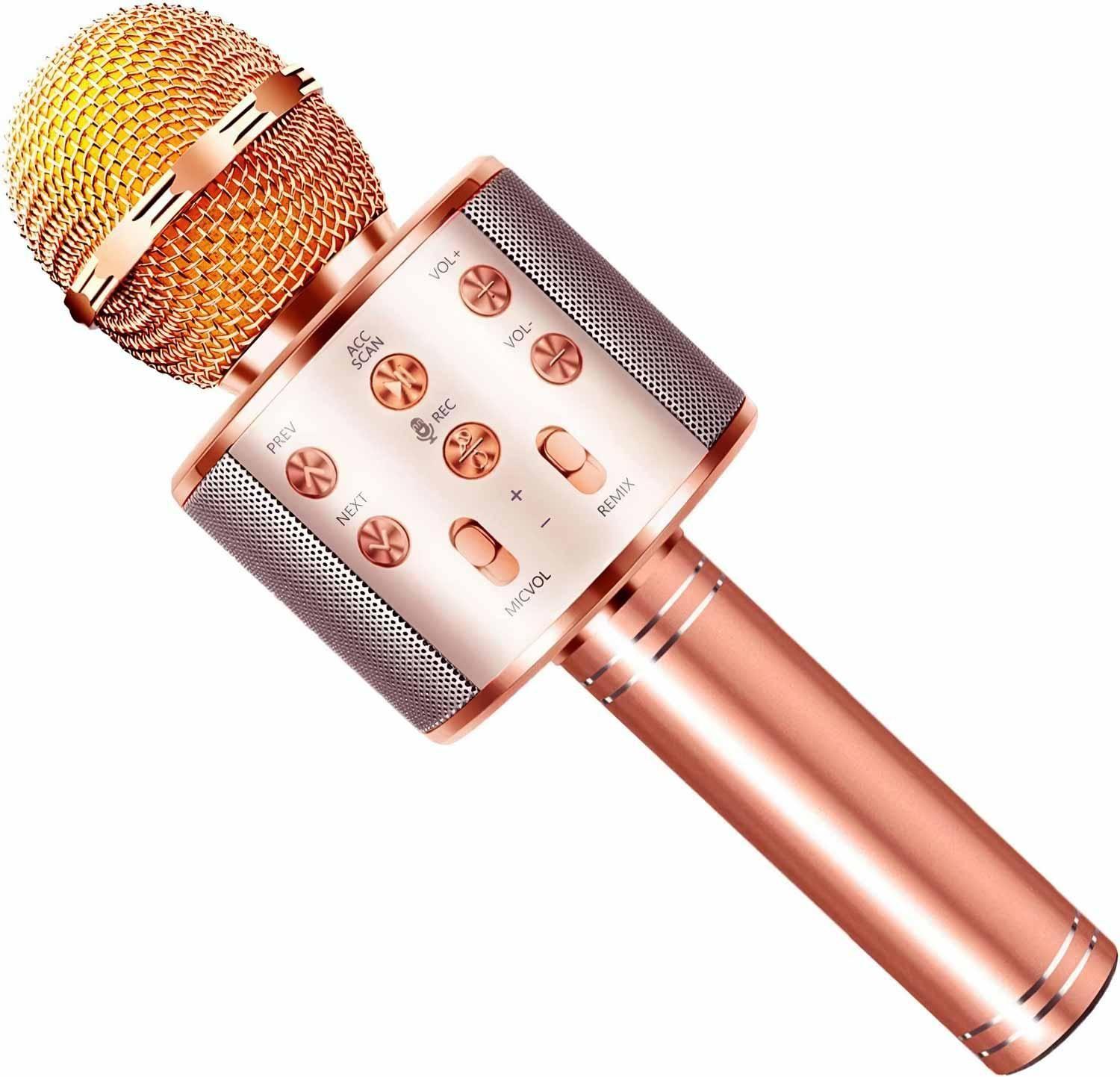 Microfono Parlante Bluetooth Recargable Inalambrico Karaoke-1