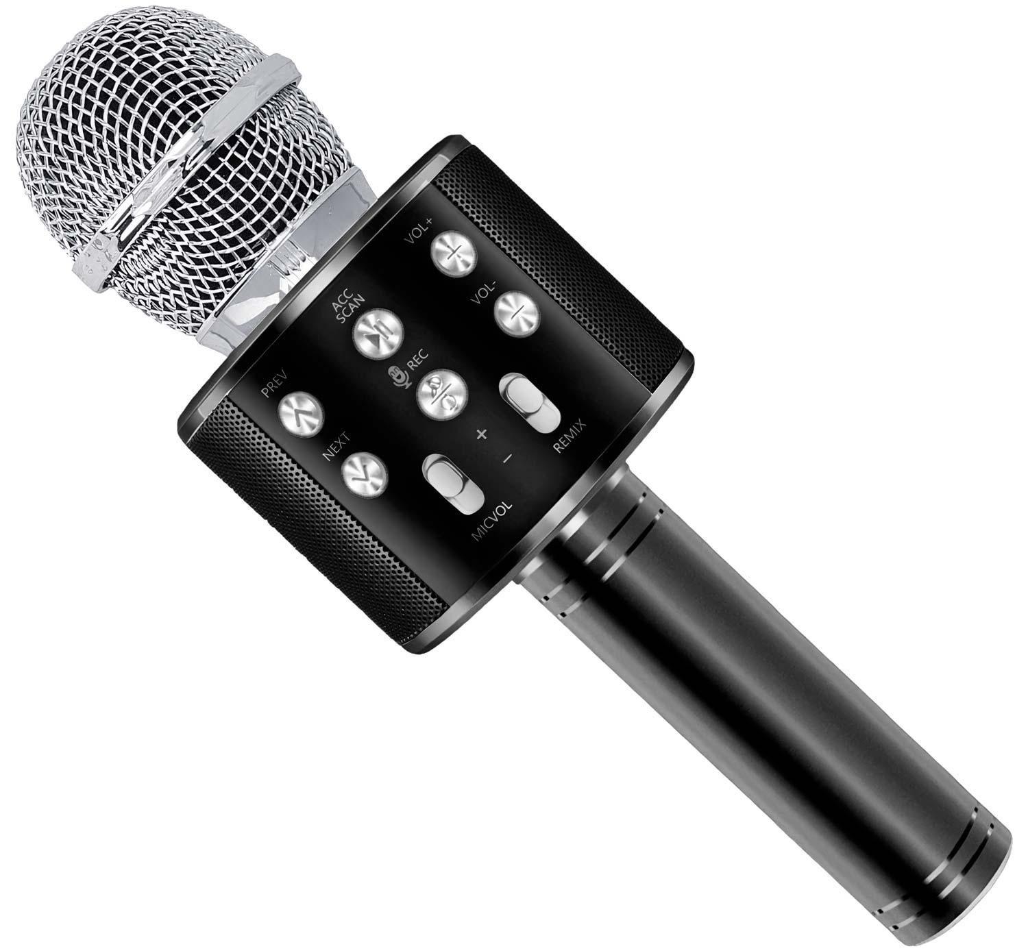 Microfono Parlante Bluetooth Recargable Inalambrico Karaoke-2