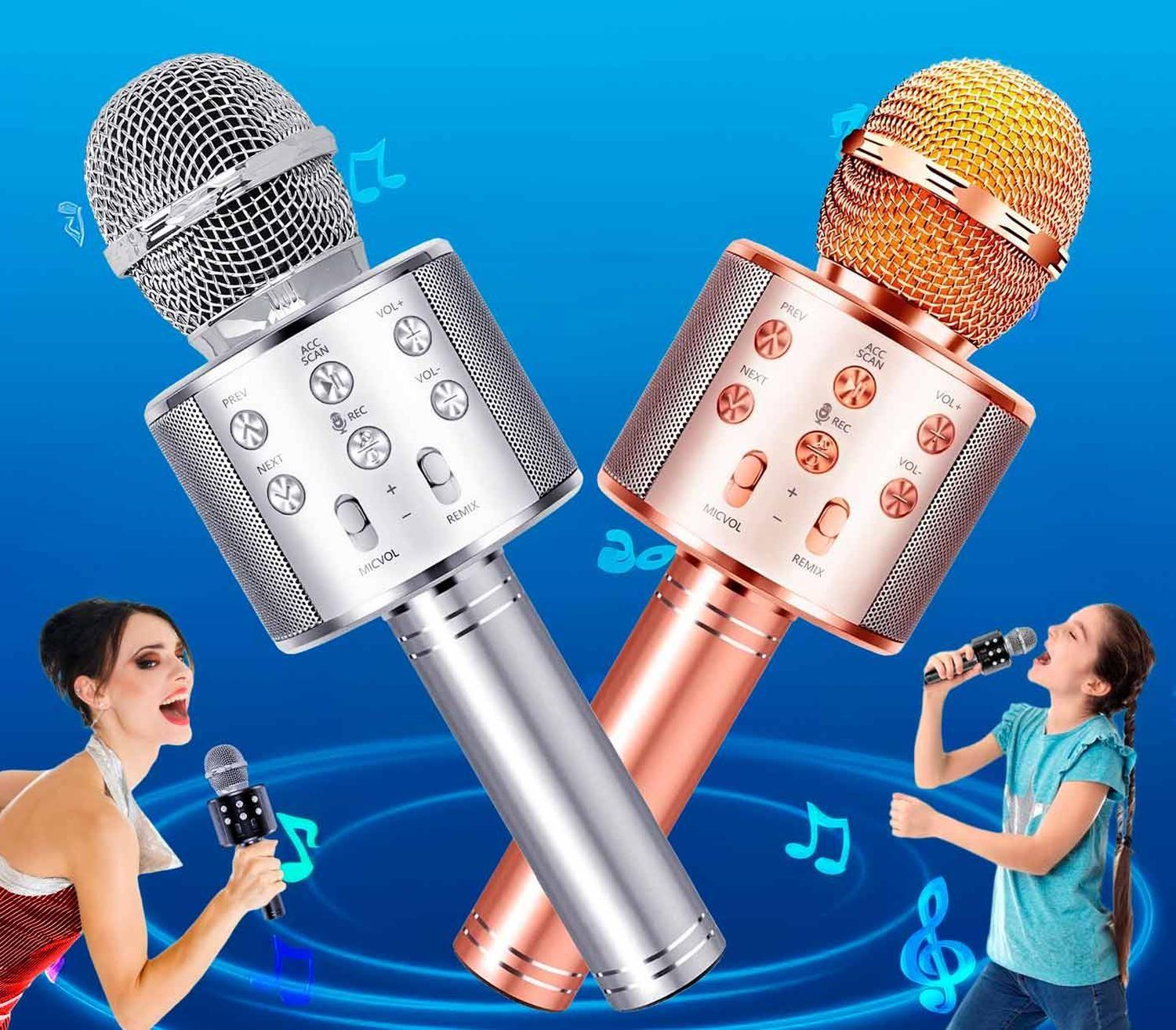 Microfono Parlante Bluetooth Recargable Inalambrico Karaoke-7