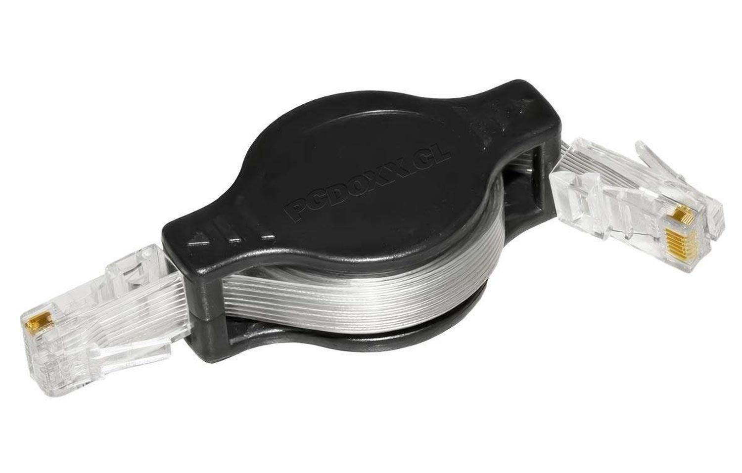 Cable de Red RJ45 Internet Ethernet Lan Plano Retractil 1 Metro-3