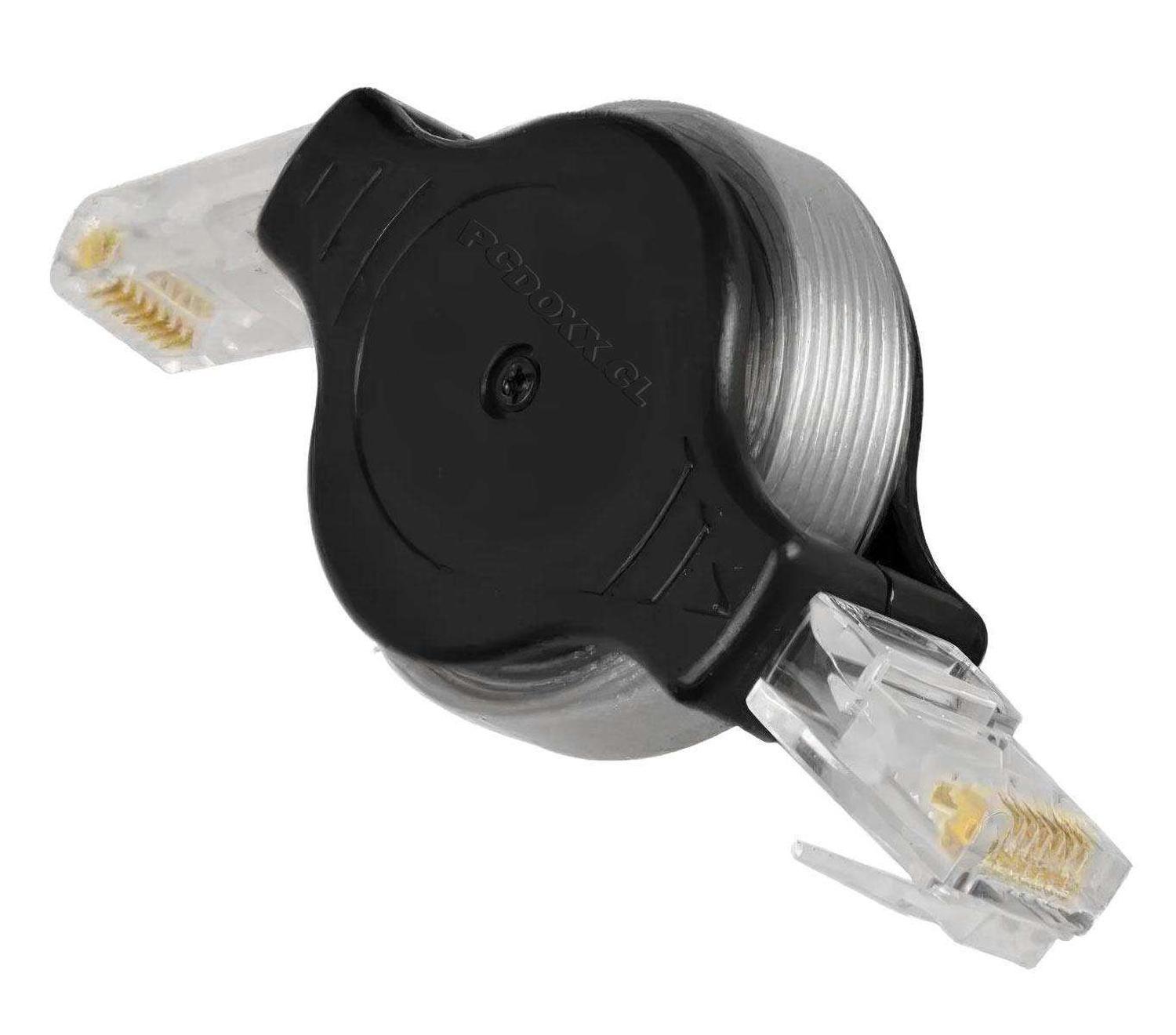 Cable de Red RJ45 Internet Ethernet Lan Plano Retractil 1 Metro-5