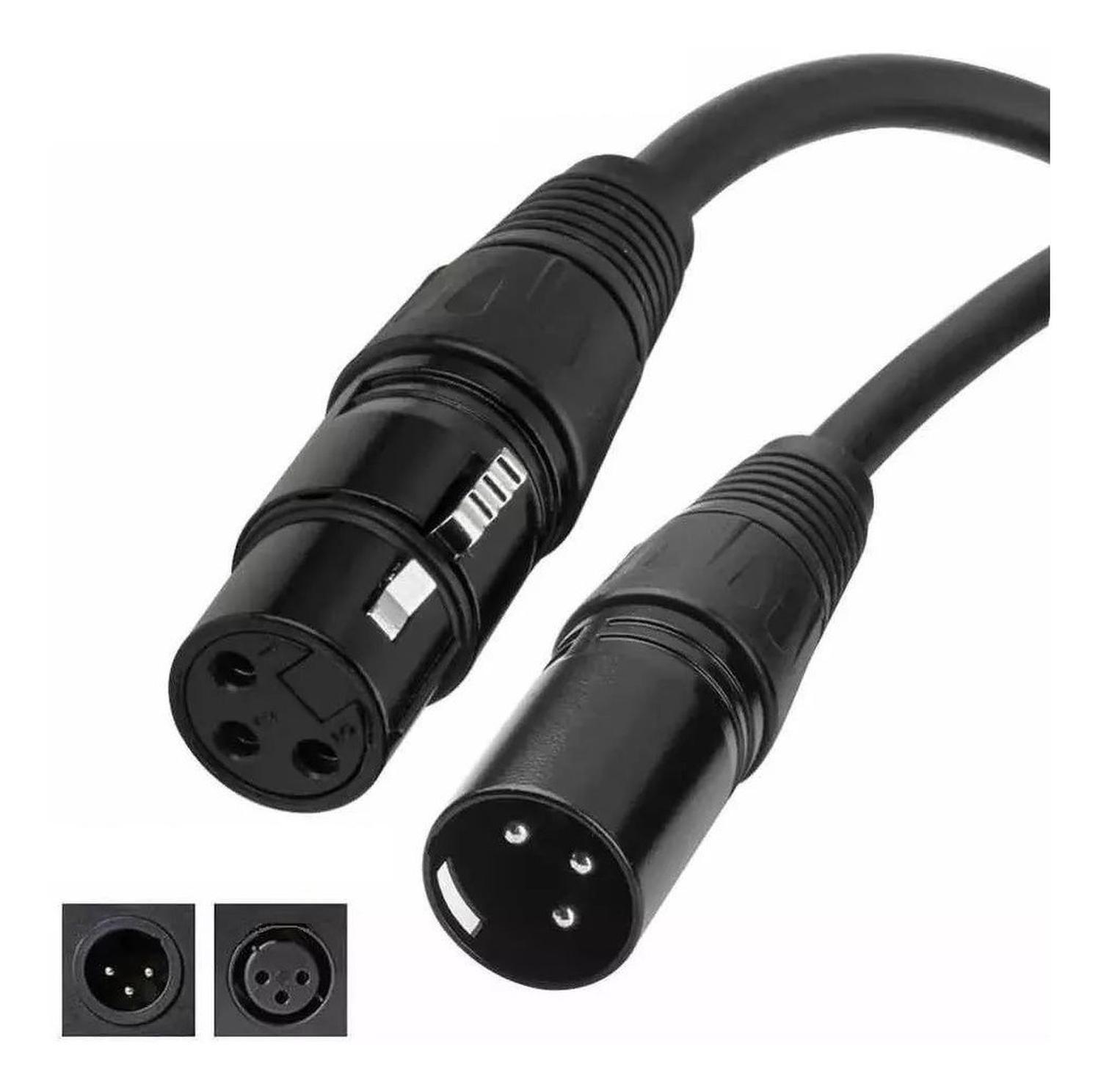 Cable Extension De Microfono Canon Canon Xlr 10 Metros-2