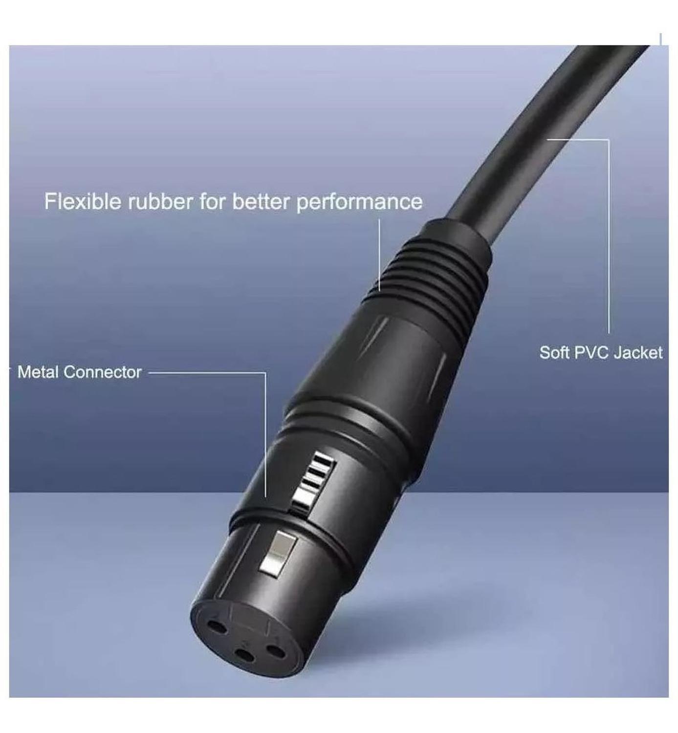 Cable Extension De Microfono Canon Canon Xlr 10 Metros-3