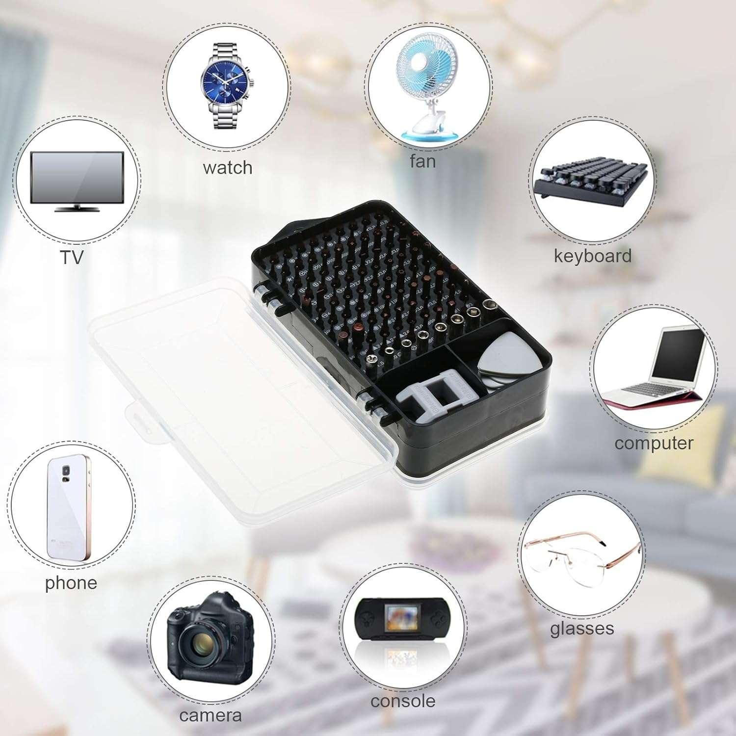 Set Destornillador De Precision Herramienta 115 en 1 Portatil-9