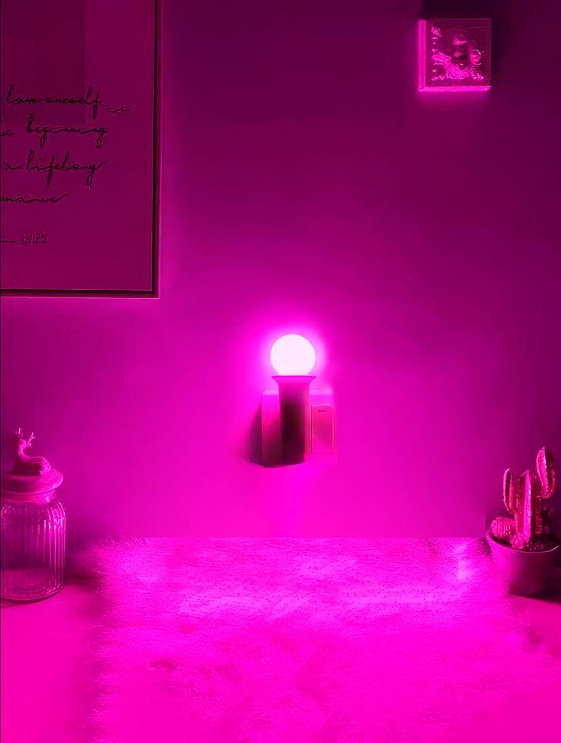 Ampolleta Led Colores Fiesta Luz Color Lampara Violeta-2
