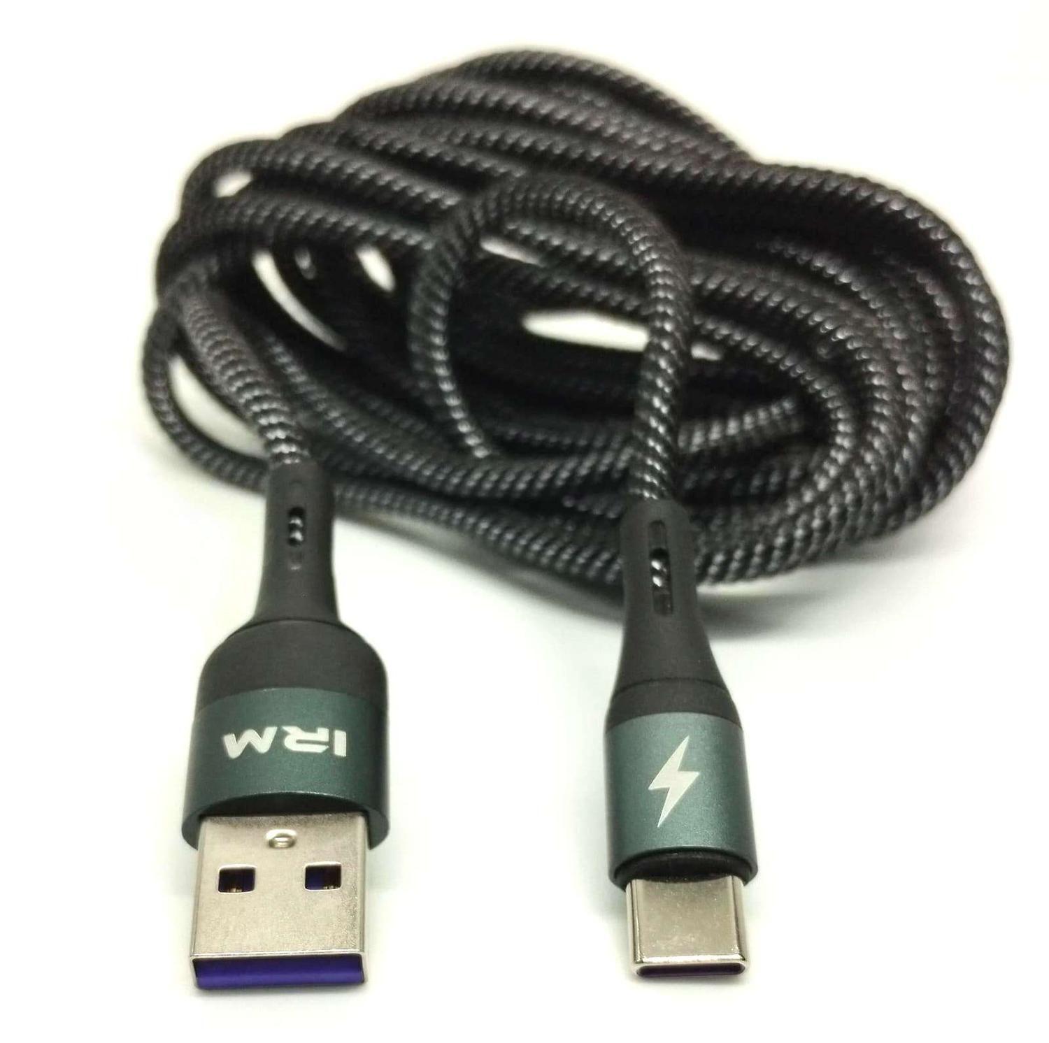 Cable Usb Tipo C De 3 Metros Reforzado En Tela Para Celular-1