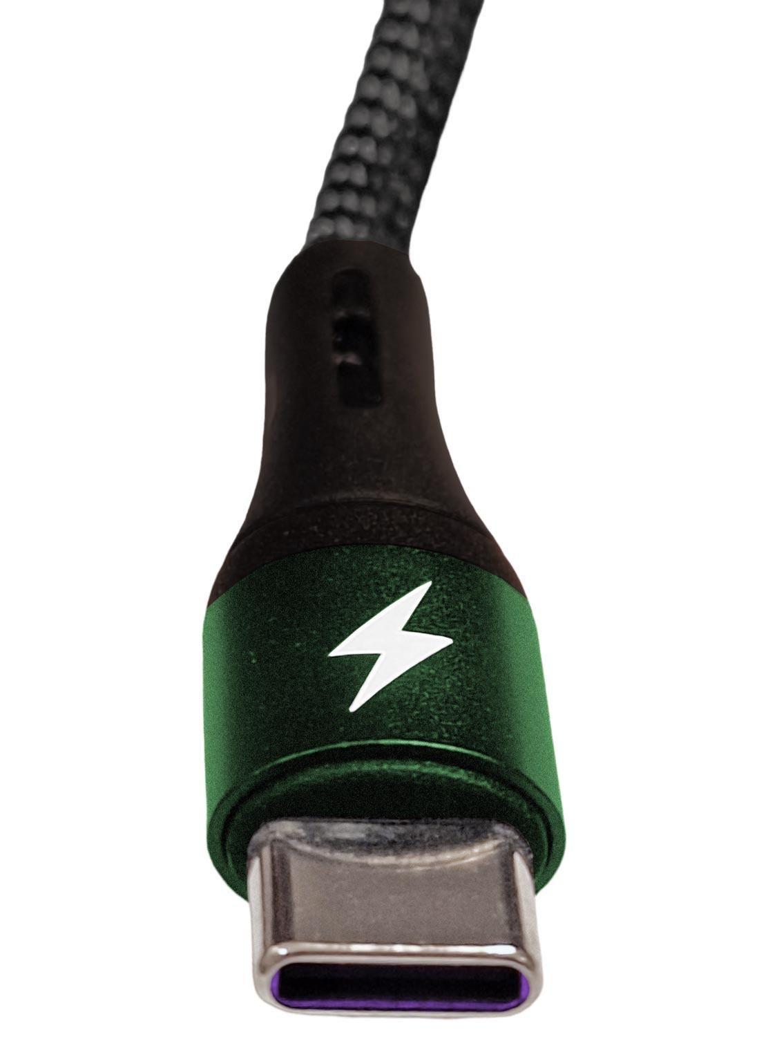 Cable Usb Tipo C De 3 Metros Reforzado En Tela Para Celular-2