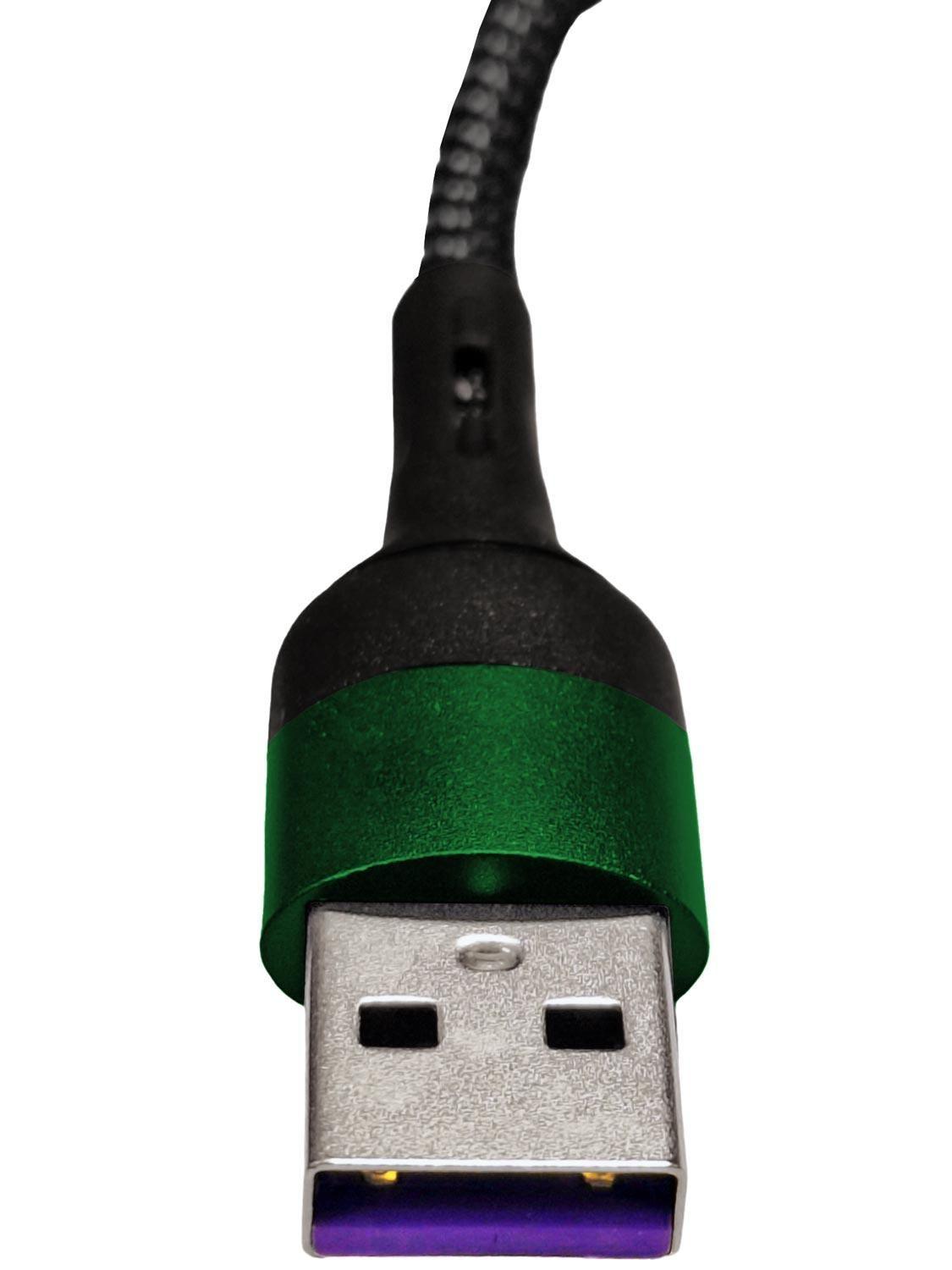 Cable Usb Tipo C De 3 Metros Reforzado En Tela Para Celular-3