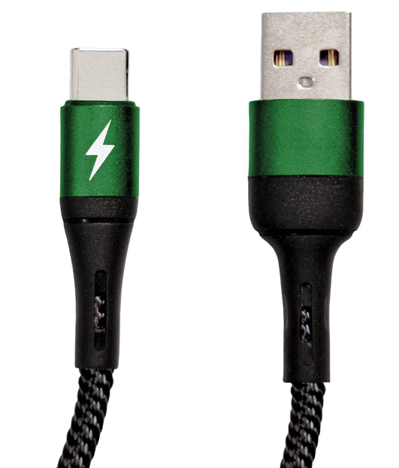 Cable Usb Tipo C De 3 Metros Reforzado En Tela Para Celular-4