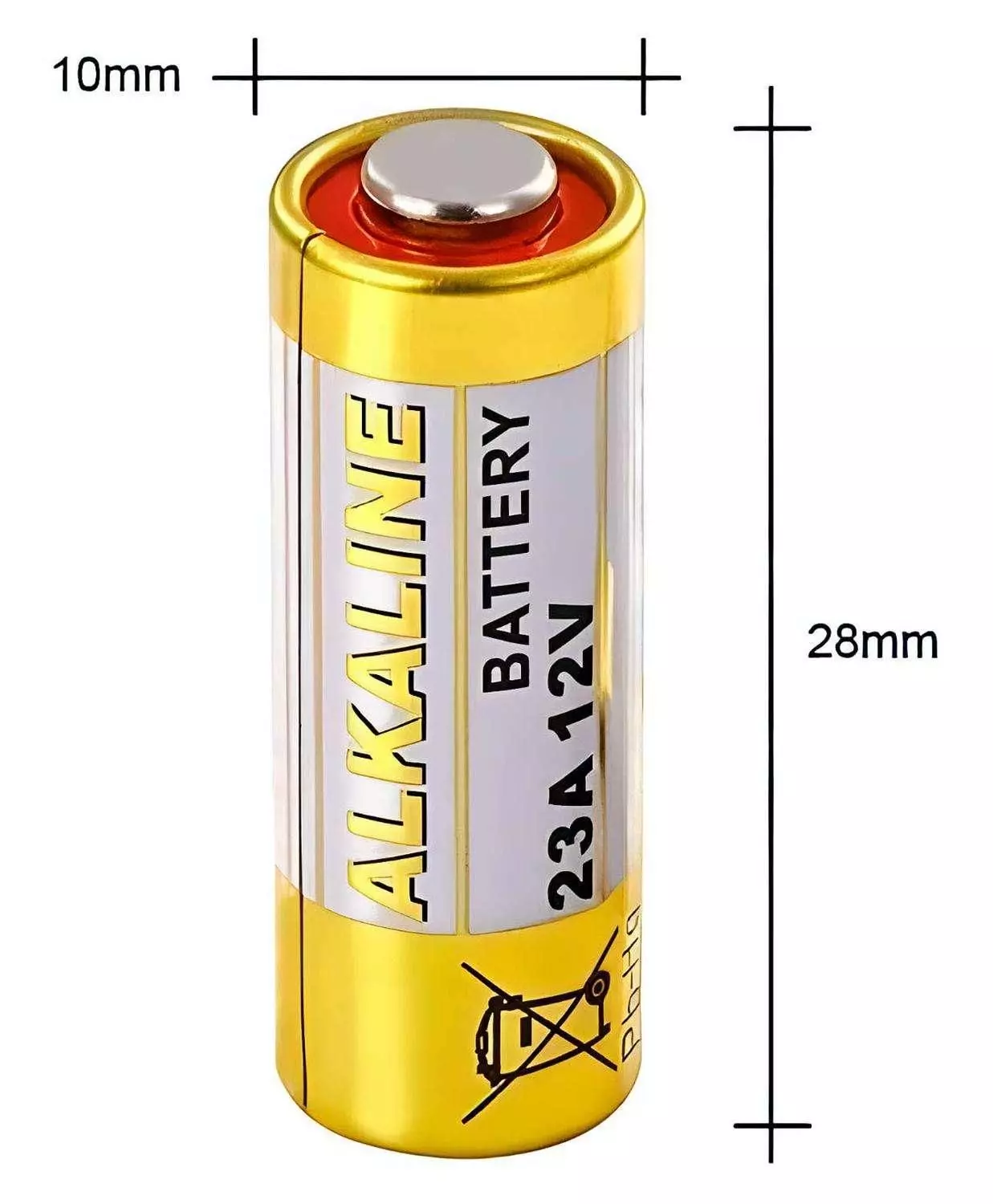 Pila 23a 12v Para Control Vehiculo Auto Alarma Casa Timbre-2