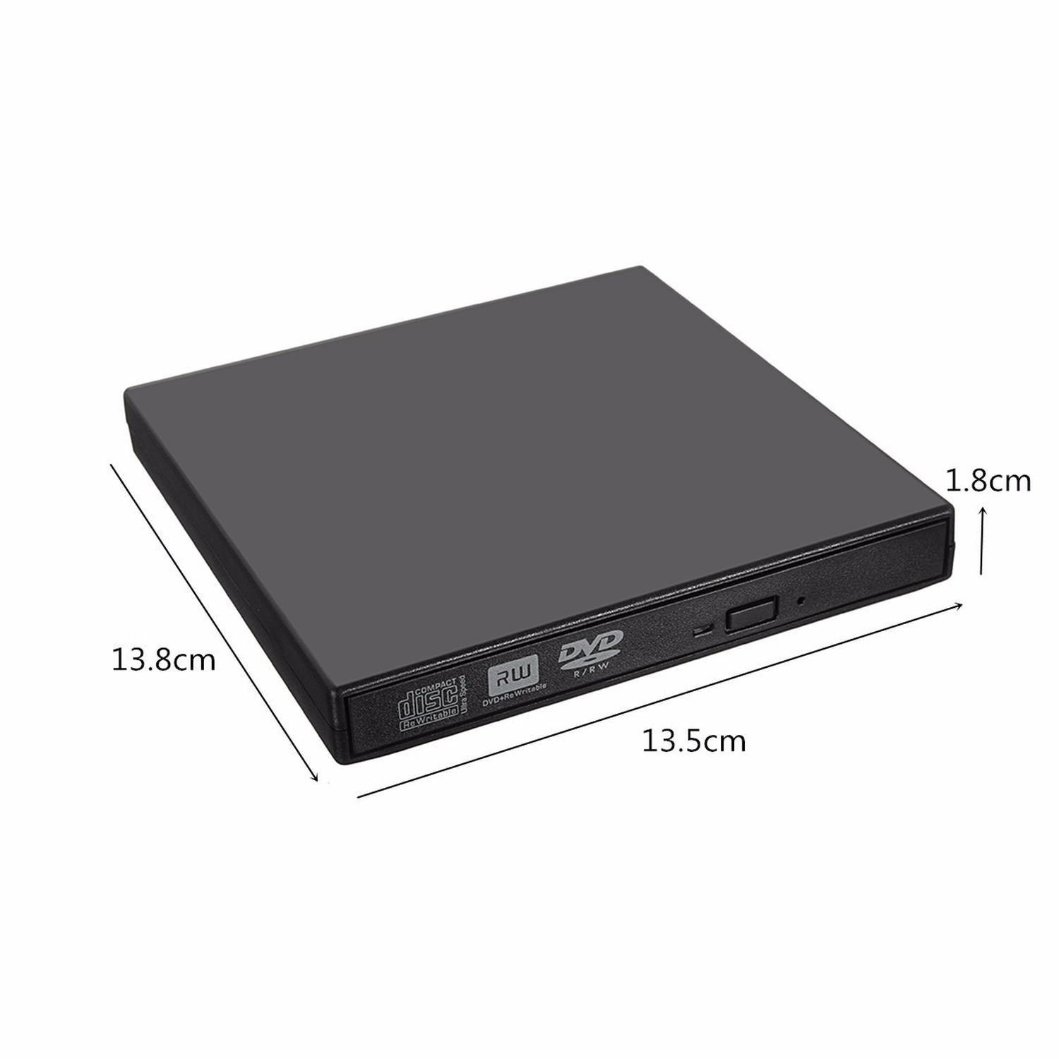 Cofre Case Usb 2.0 Para Lector Grabador Cd - Dvd Sata 12.7mm-1