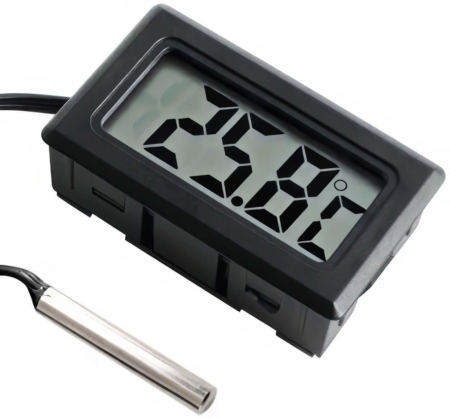 Termometro Digital Lcd Con Sonda Medidor De Temperatura-2