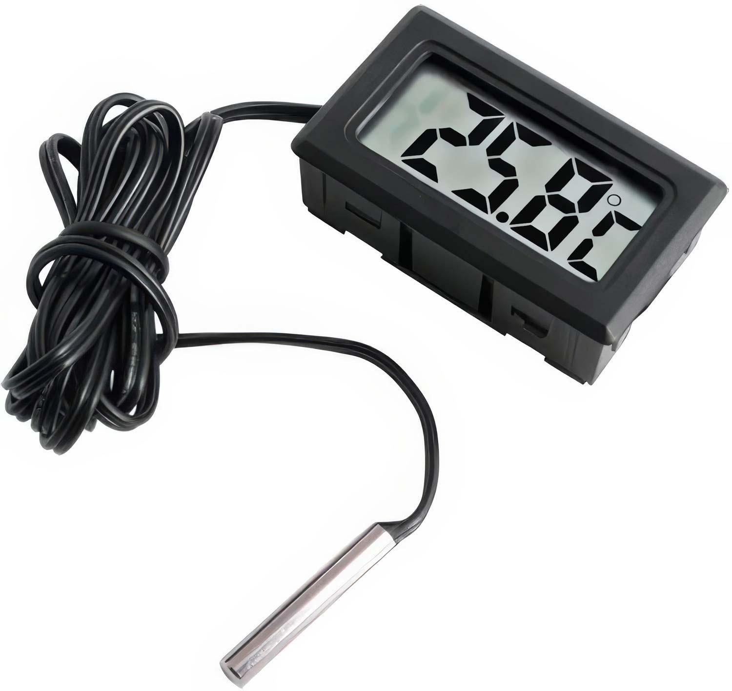 Termometro Digital Lcd Con Sonda Medidor De Temperatura-3
