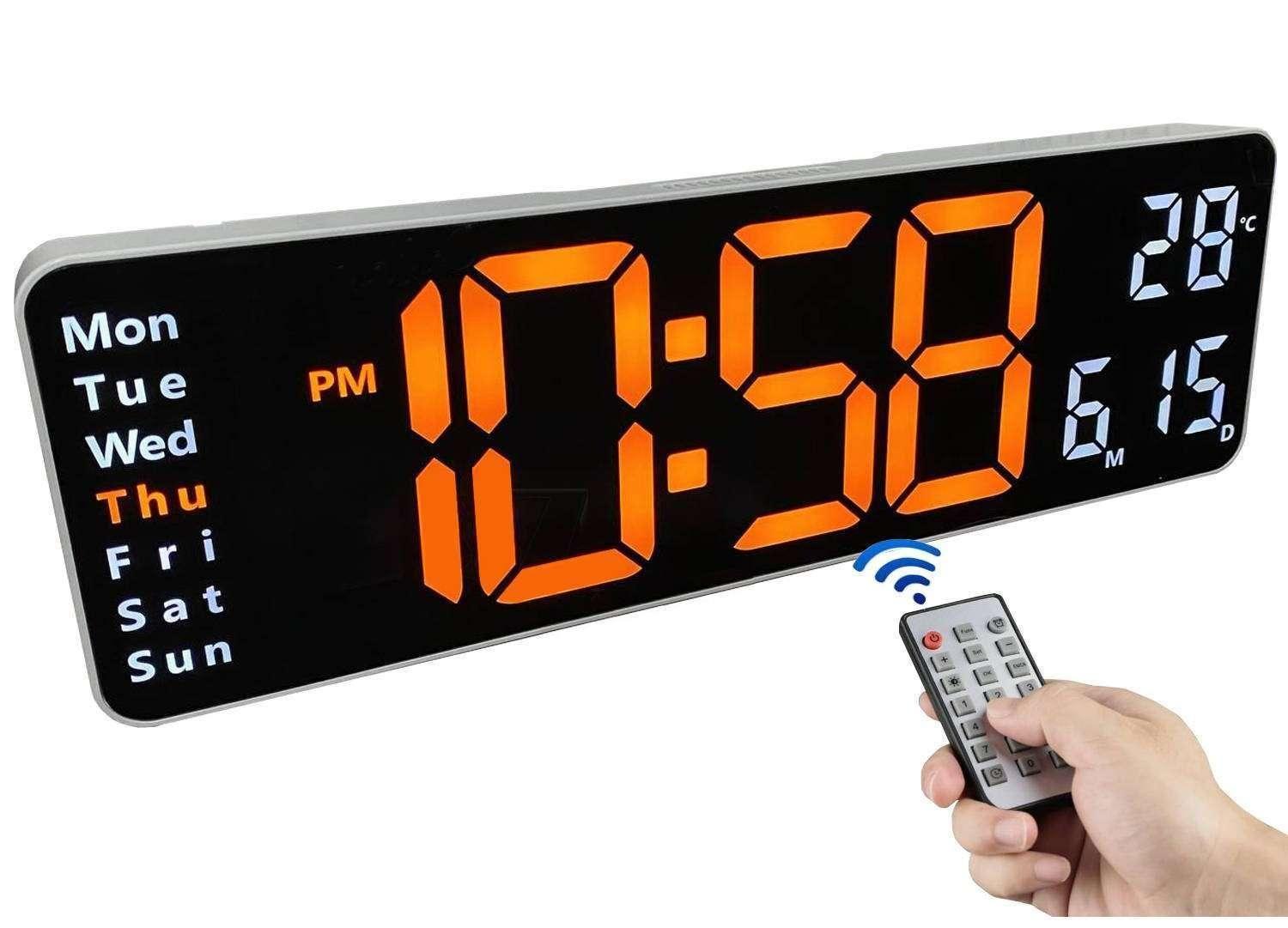 Cronometro Temporizador Timer Reloj Mural Pared Luz Led-0