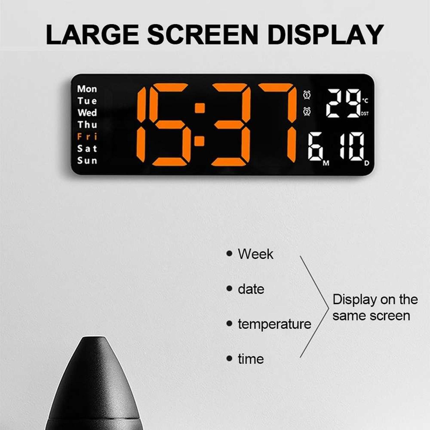Cronometro Temporizador Timer Reloj Mural Pared Luz Led-4