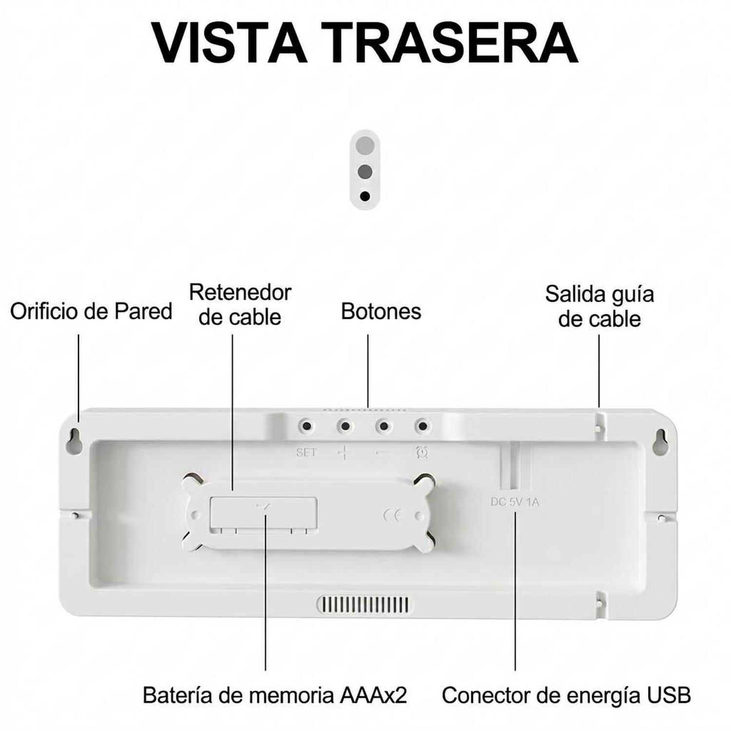 Cronometro Temporizador Timer Reloj Mural Pared Luz Led-3