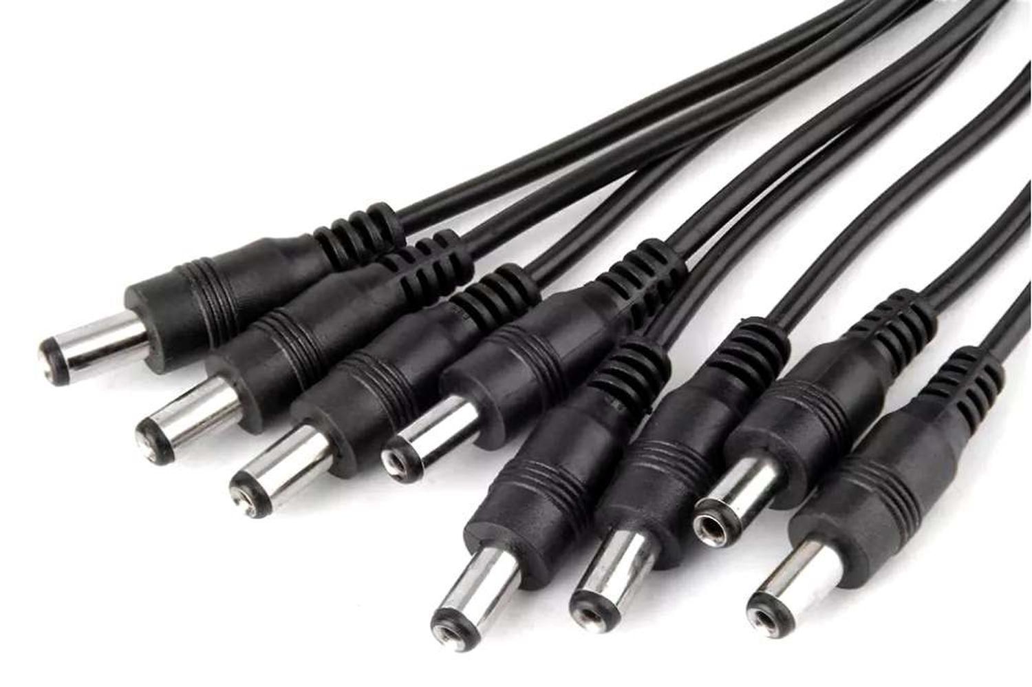 Cable Poder Splitter Camara Seguridad 8 Salidas Jack 5.5*2.5-3