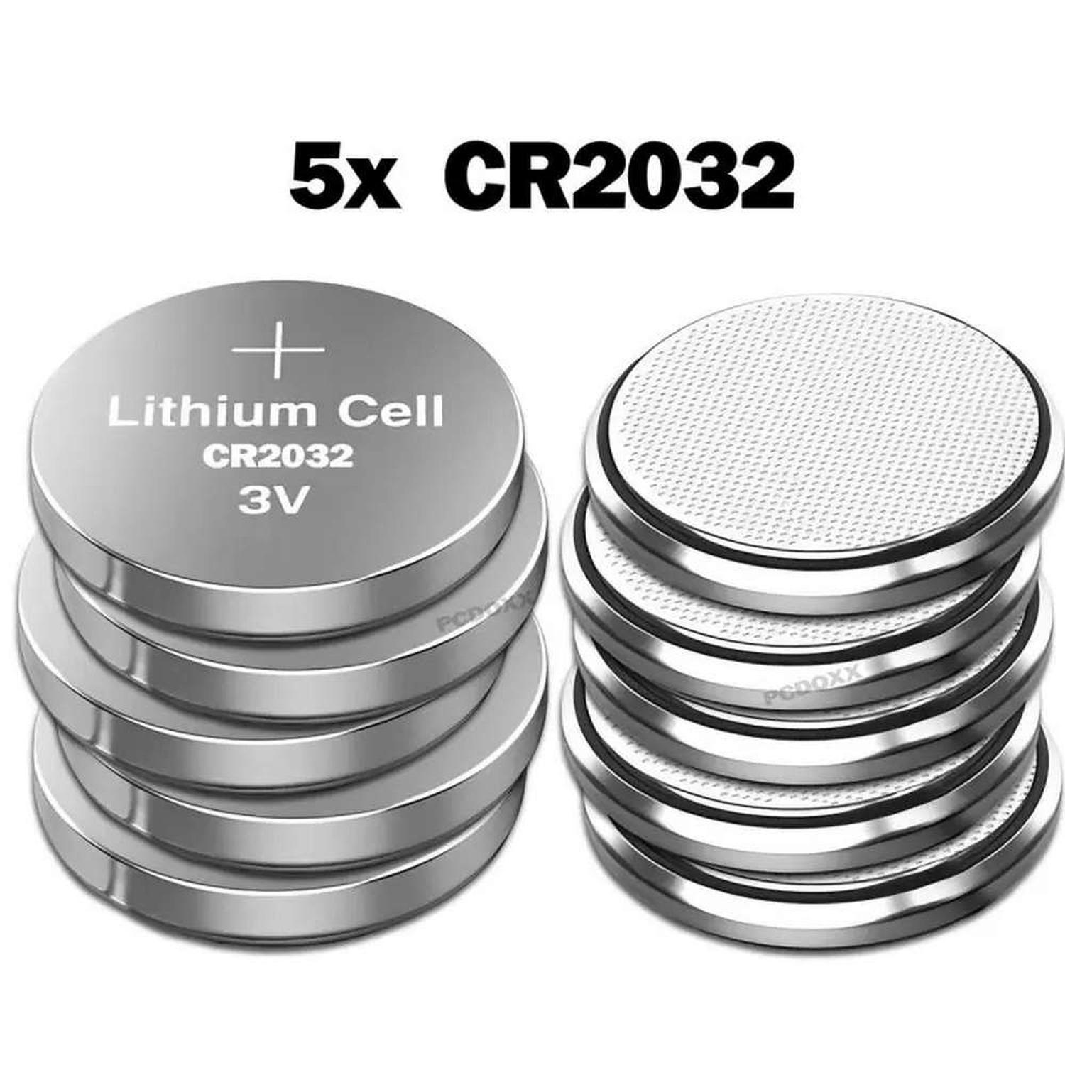 Pack Tira 5 Pilas Tipo Boton Litio Cr2032 Lithium-2