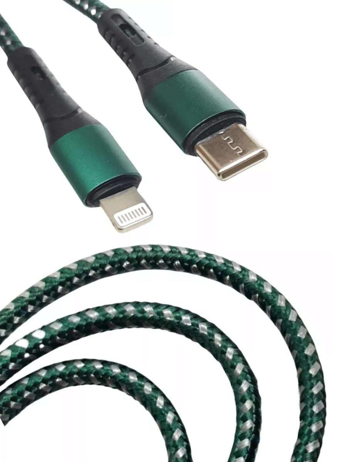 Cable Usb Tipo C para Lightning Iphone Carga Rapida-3