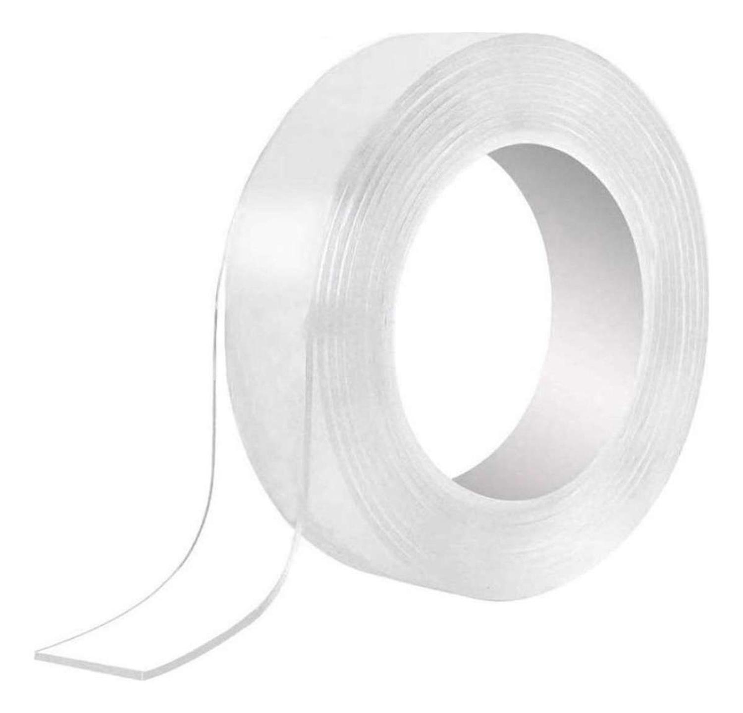 Cinta Adhesiva Doble Faz Transparente 2mm 30mm 3 Metros-4