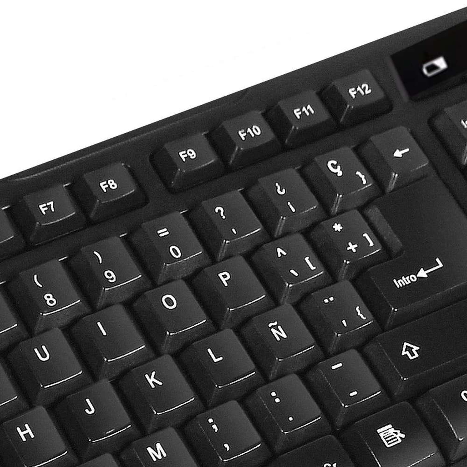 Teclado Mouse Set Inalambrico Para Notebook Pc Escritorio-2