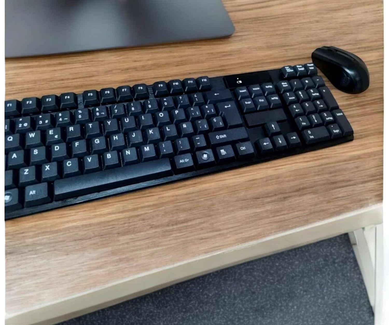 Teclado Mouse Set Inalambrico Para Notebook Pc Escritorio-5