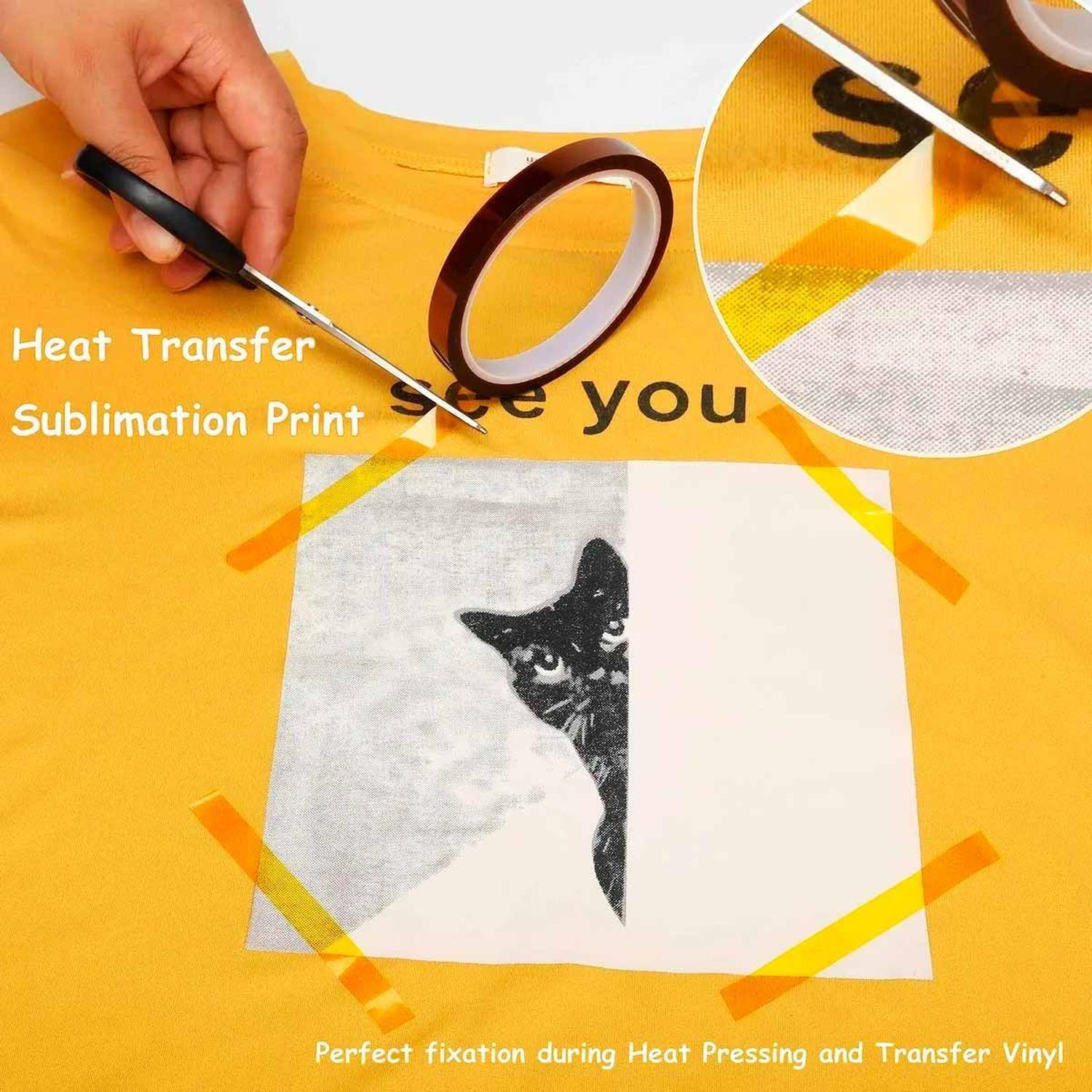 Cinta Termica Kapton Adhesiva Sublimacion Taza Polera Electronica-2