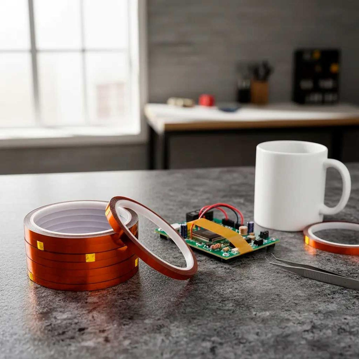 Cinta Termica Kapton Adhesiva Sublimacion Taza Polera Electronica-3