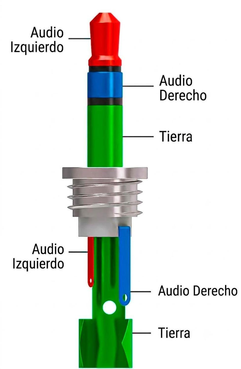 Conector Jack Plug Audio 3.5mm Estereo para Soldar Armar-3