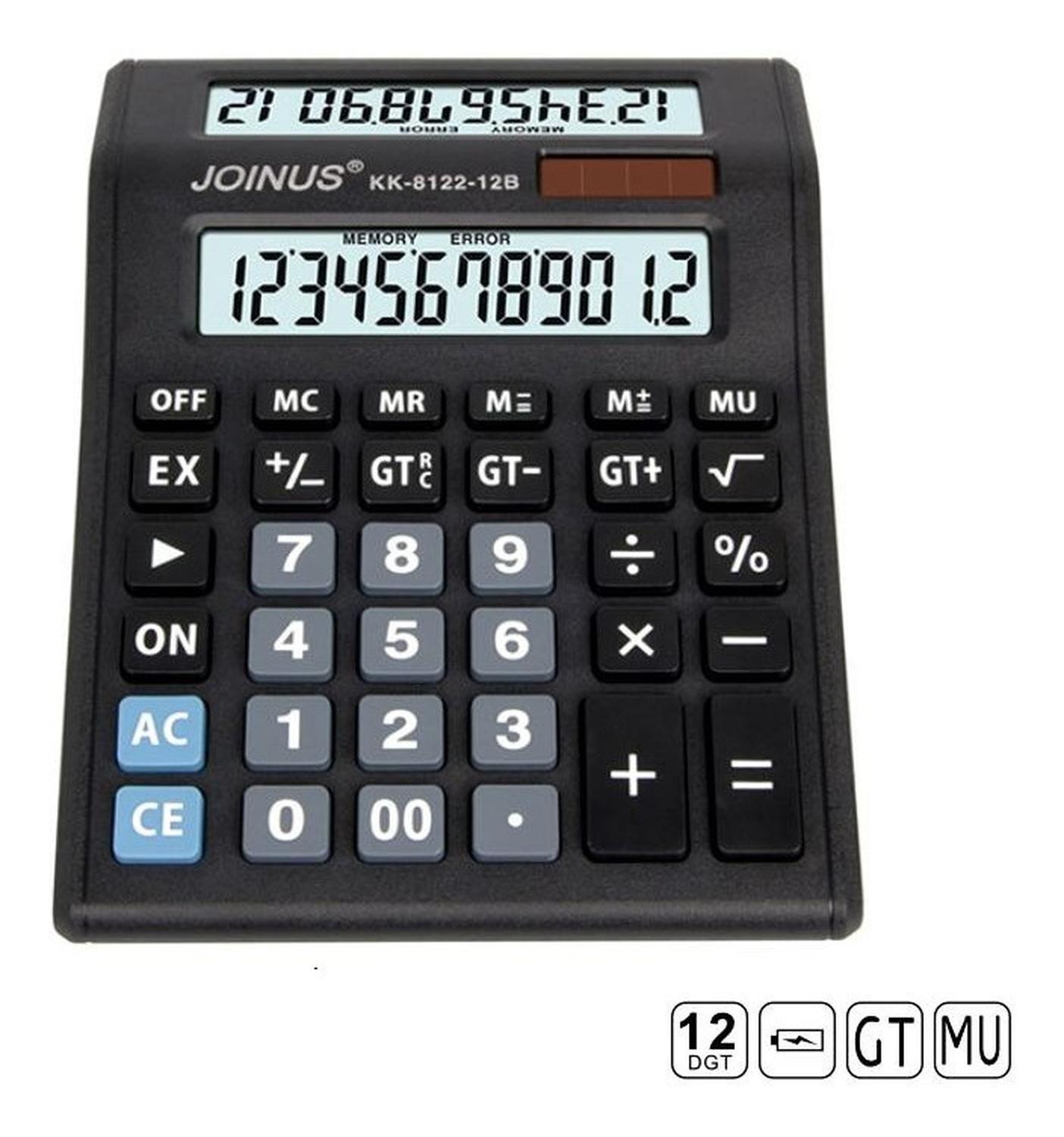 Calculadora Doble Pantalla Lcd A Pila Comercio Negocio Otros-7