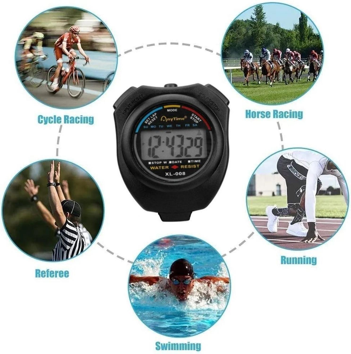 Cronometro Deporte Temporizador Digital De Mano-2