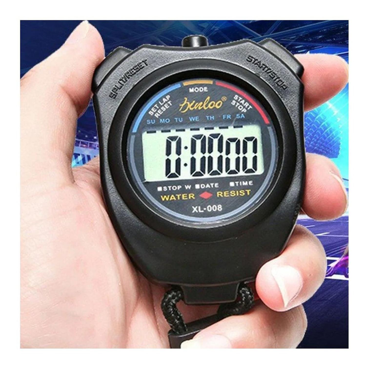 Cronometro Deporte Temporizador Digital De Mano-3