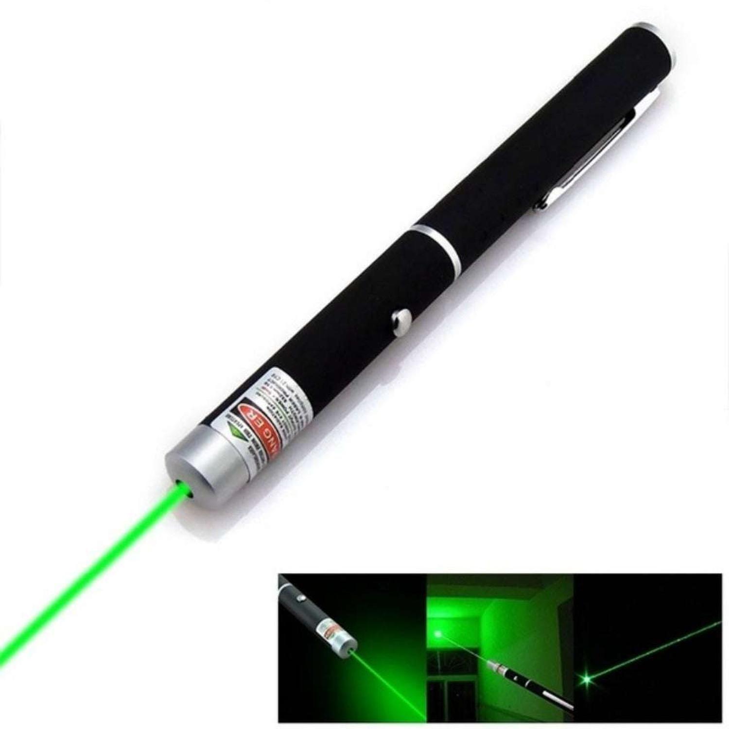 Puntero Laser Astronomico Verde A Pilas Largo Alcance-4