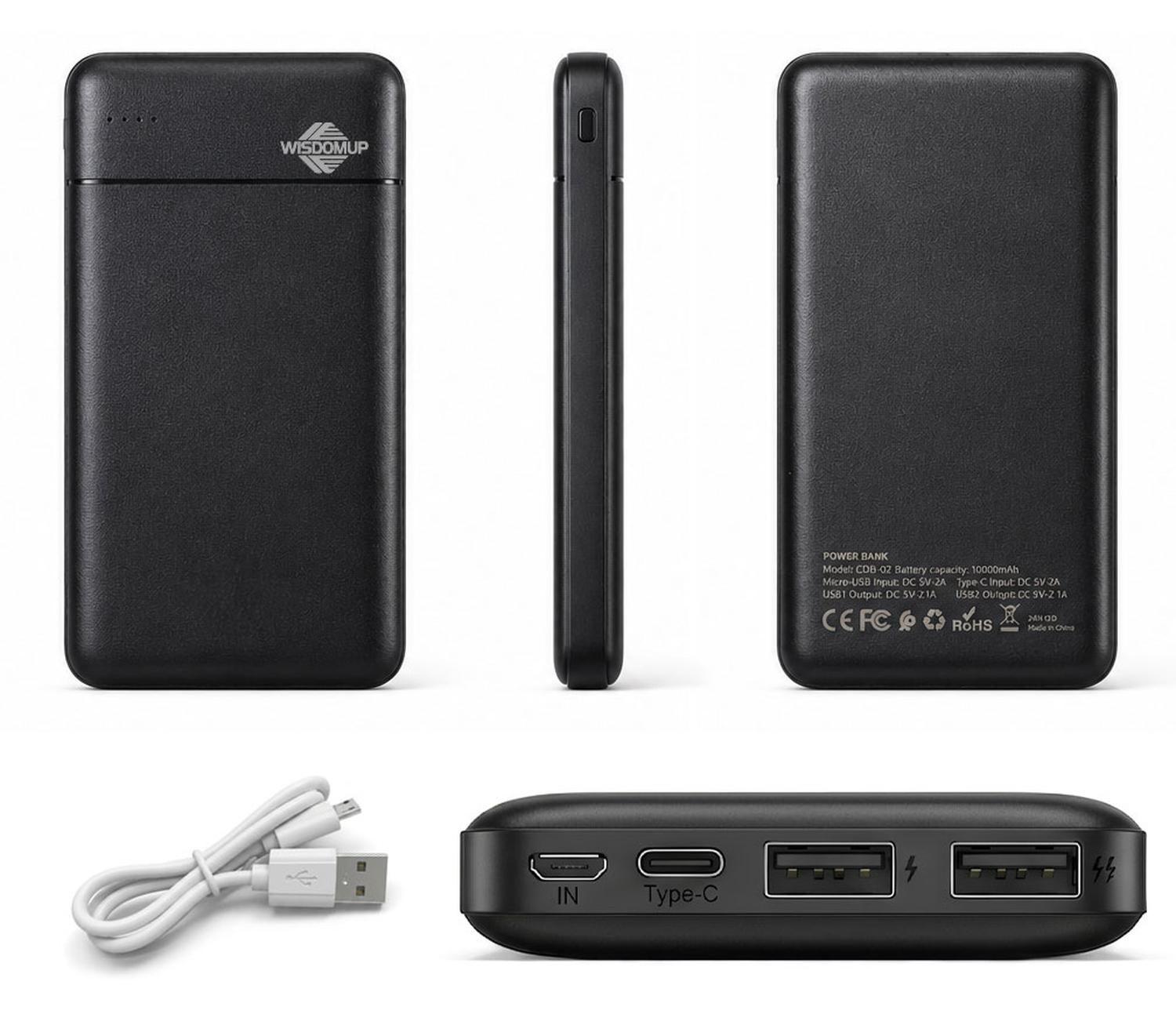 Cargador Portatil Power Bank Usb Bateria Recargable 10000mah-4