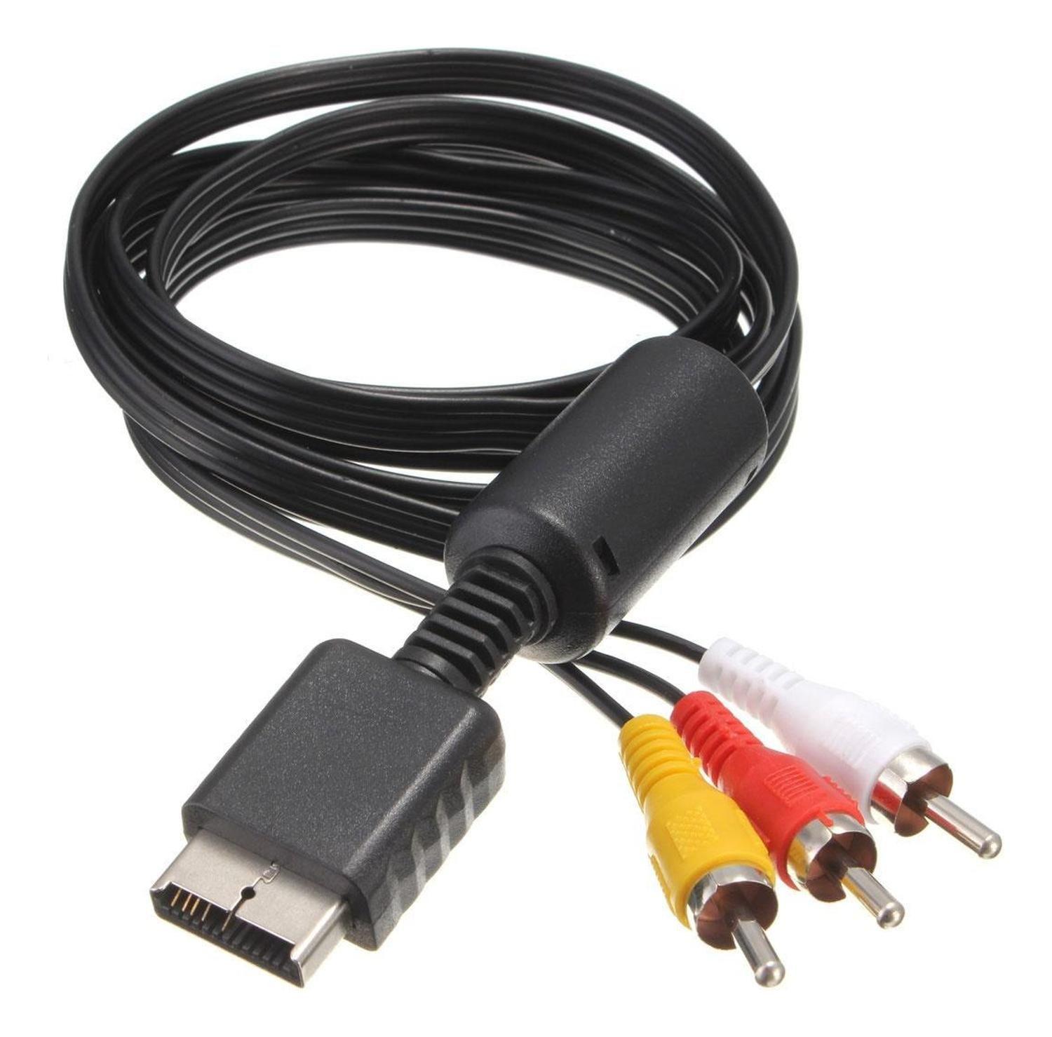 Cable Audio Video Para Playstation A Rca Av Ps1 Ps2 Ps3 Play 1 2 y 3-5