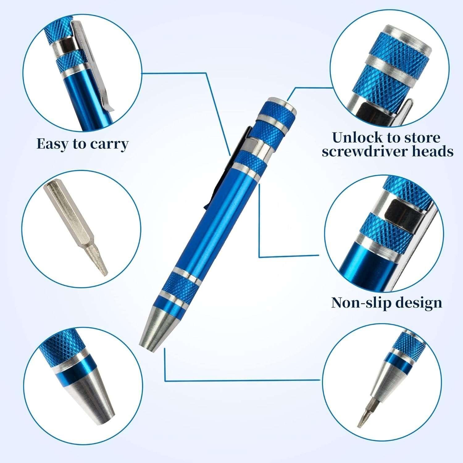 Set Kit Destornillador Precision Metal Mini Celular Notebook-3