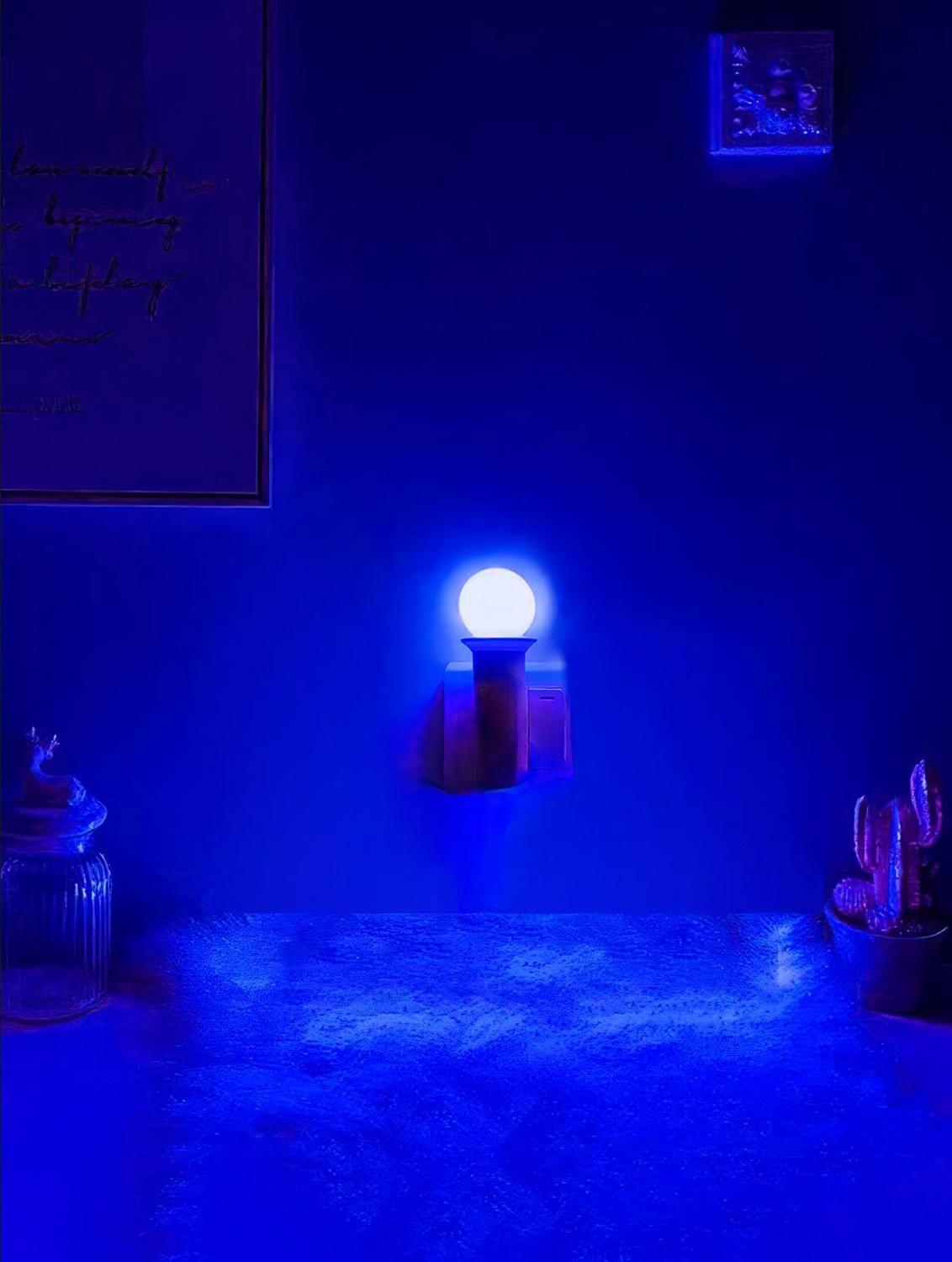 Ampolleta Led Colores Fiesta Luz Color Lampara Azul-2