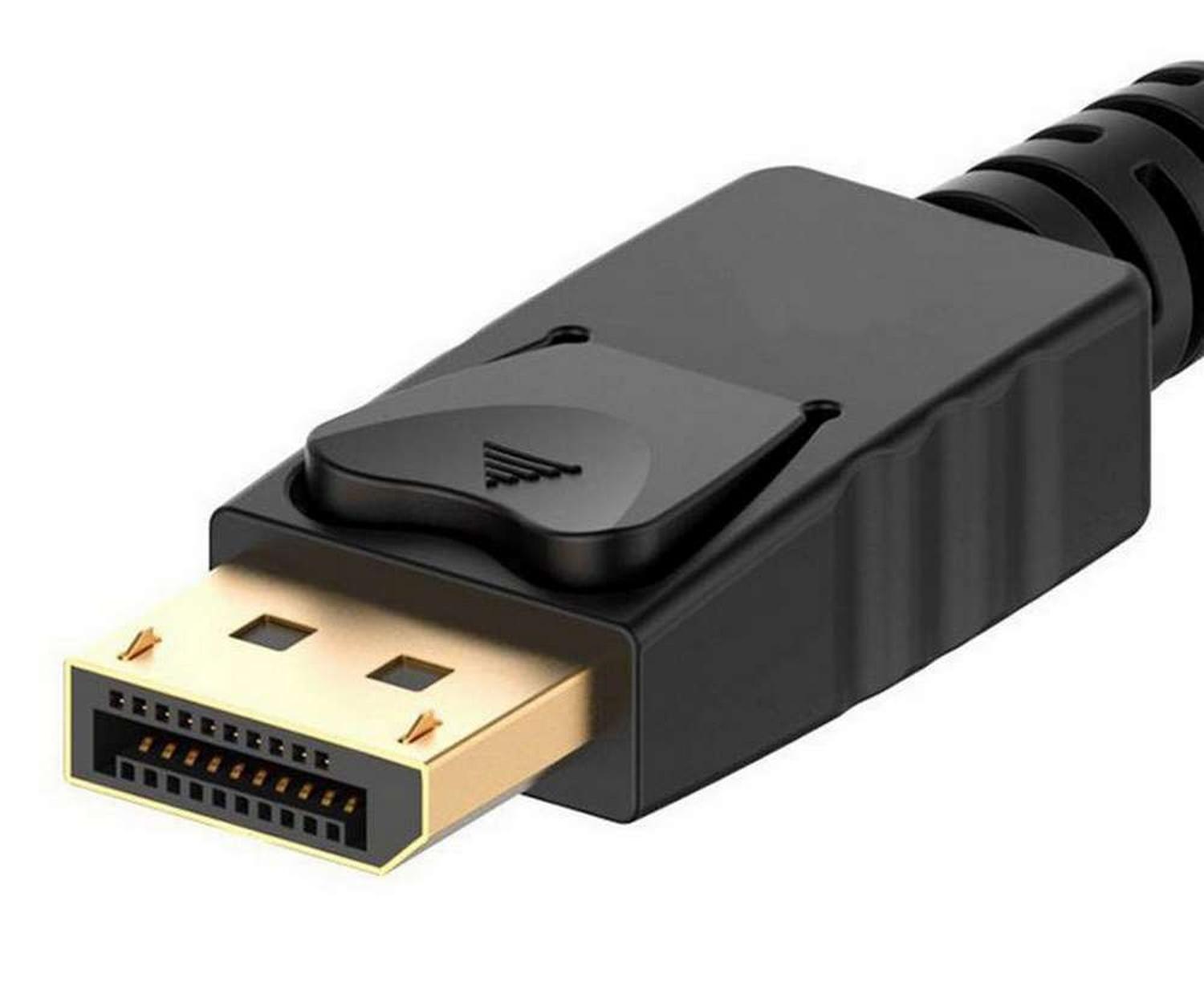 Cable Adaptador Conector Displayport Macho Monitor Proyector-2