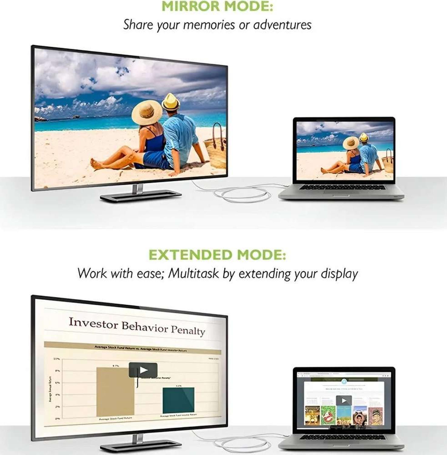 Cable Adaptador Conector Displayport Macho Monitor Proyector-4