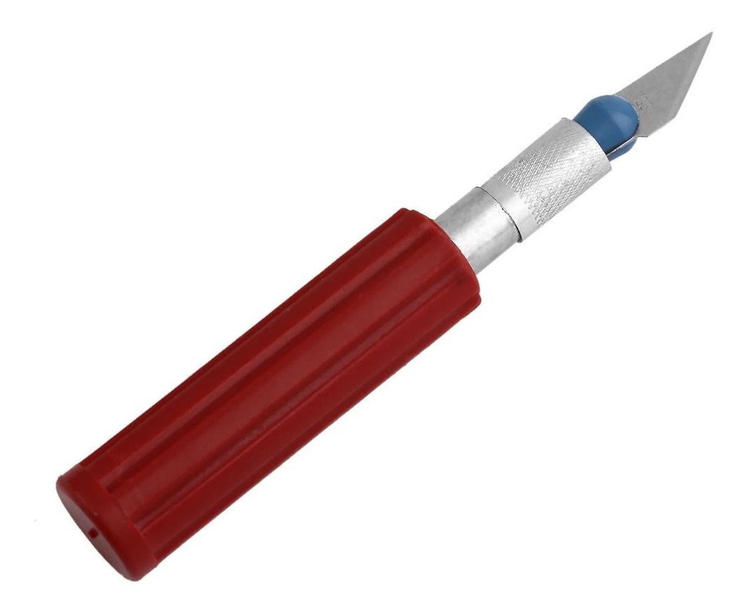 Bisturi Cortante Tipo Lapiz Con Cuchillas Metal Manualidades Diseño 9-4