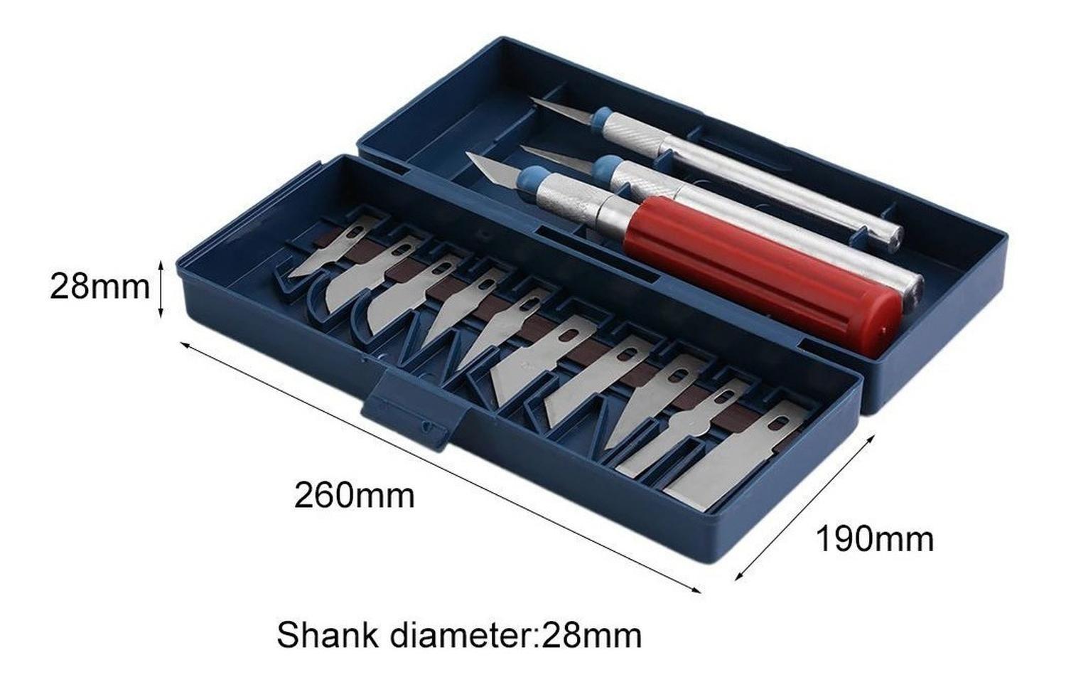 Bisturi Cortante Tipo Lapiz Con Cuchillas Metal Manualidades Diseño 9-5