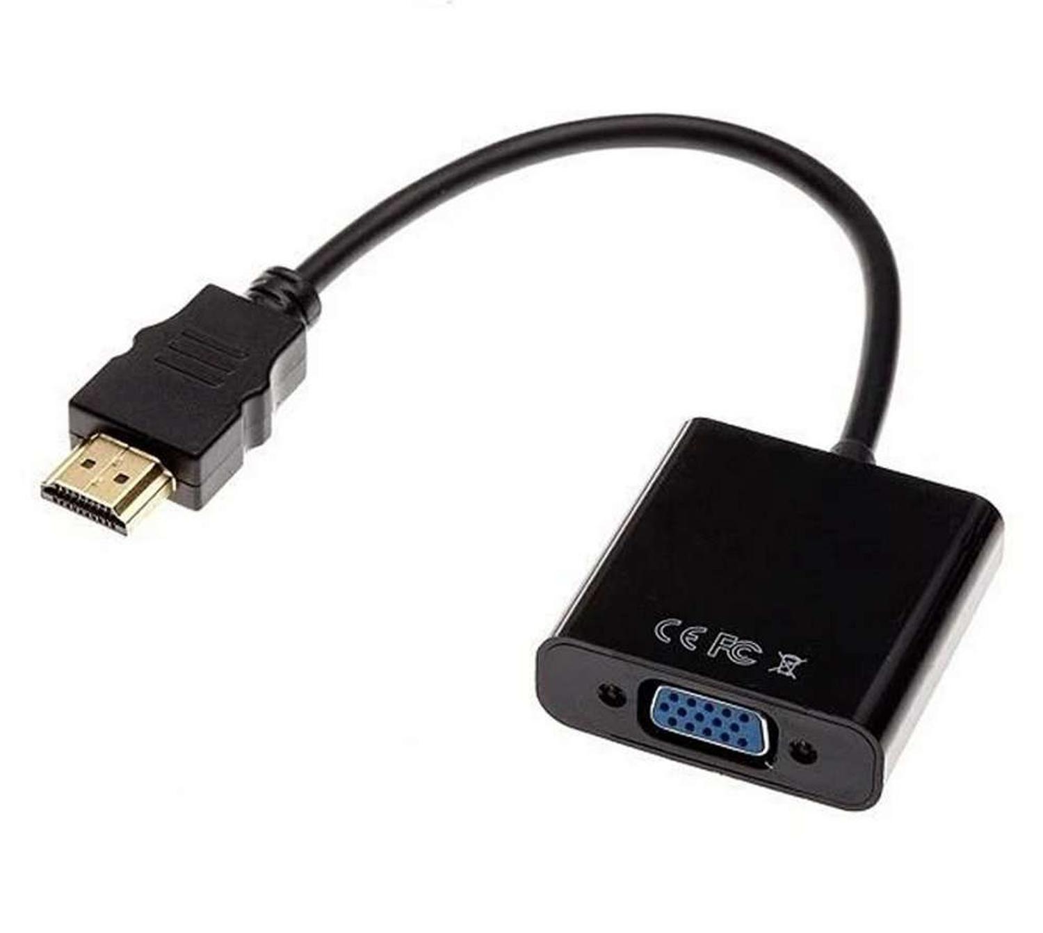 Conversor De Hdmi A Vga Con Audio Cable Adaptador Full Hd-3