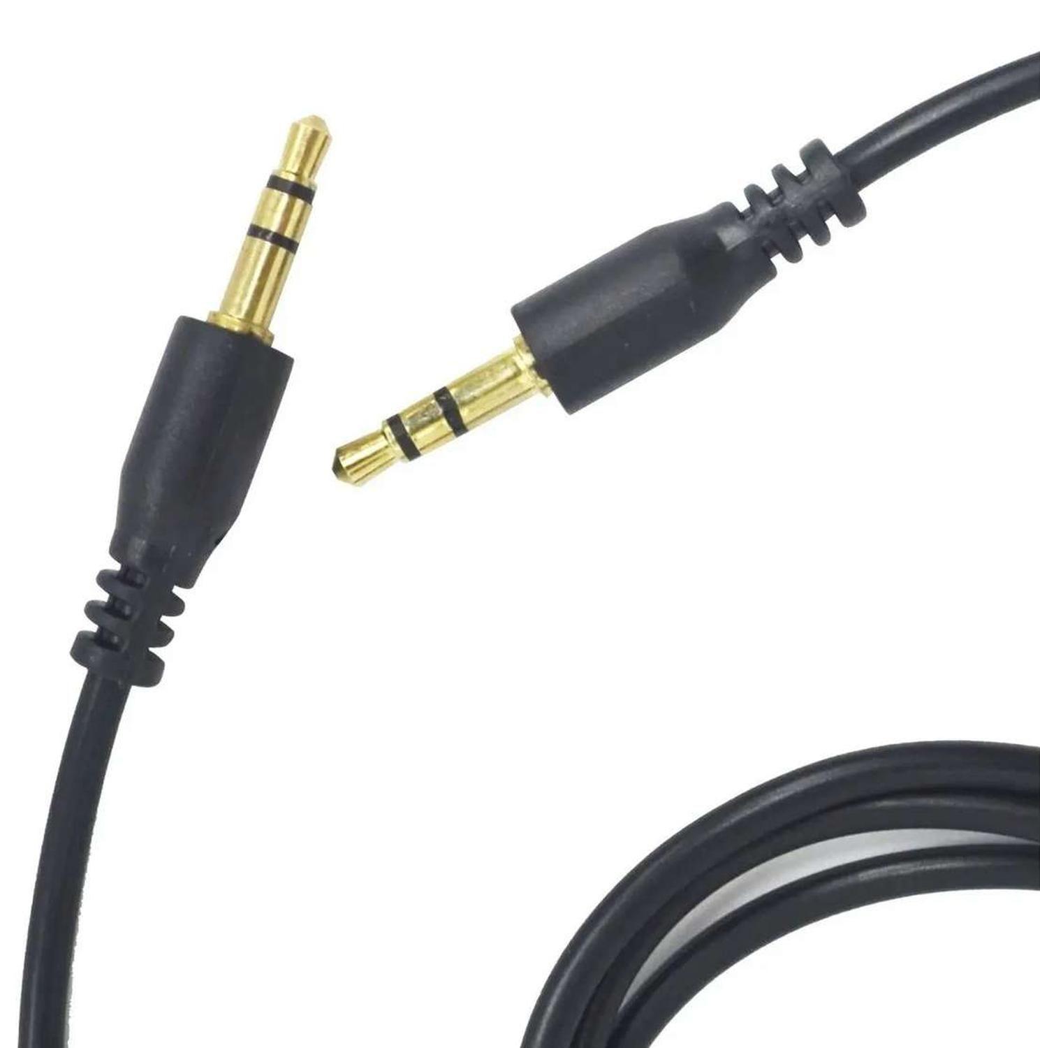Cable Auxiliar Plug Macho Stereo Mini Jack 3.5mm 3 Metros-0